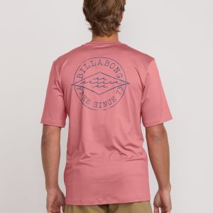 Big Dave Loose Fit Short Sleeve Surf Tee - Dusty Pink