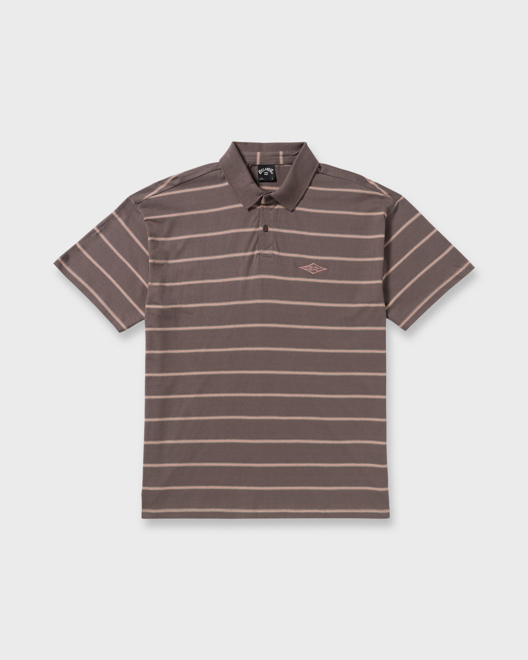 Shibuya Short Sleeve Polo Shirt - Grey Violet - Image 6