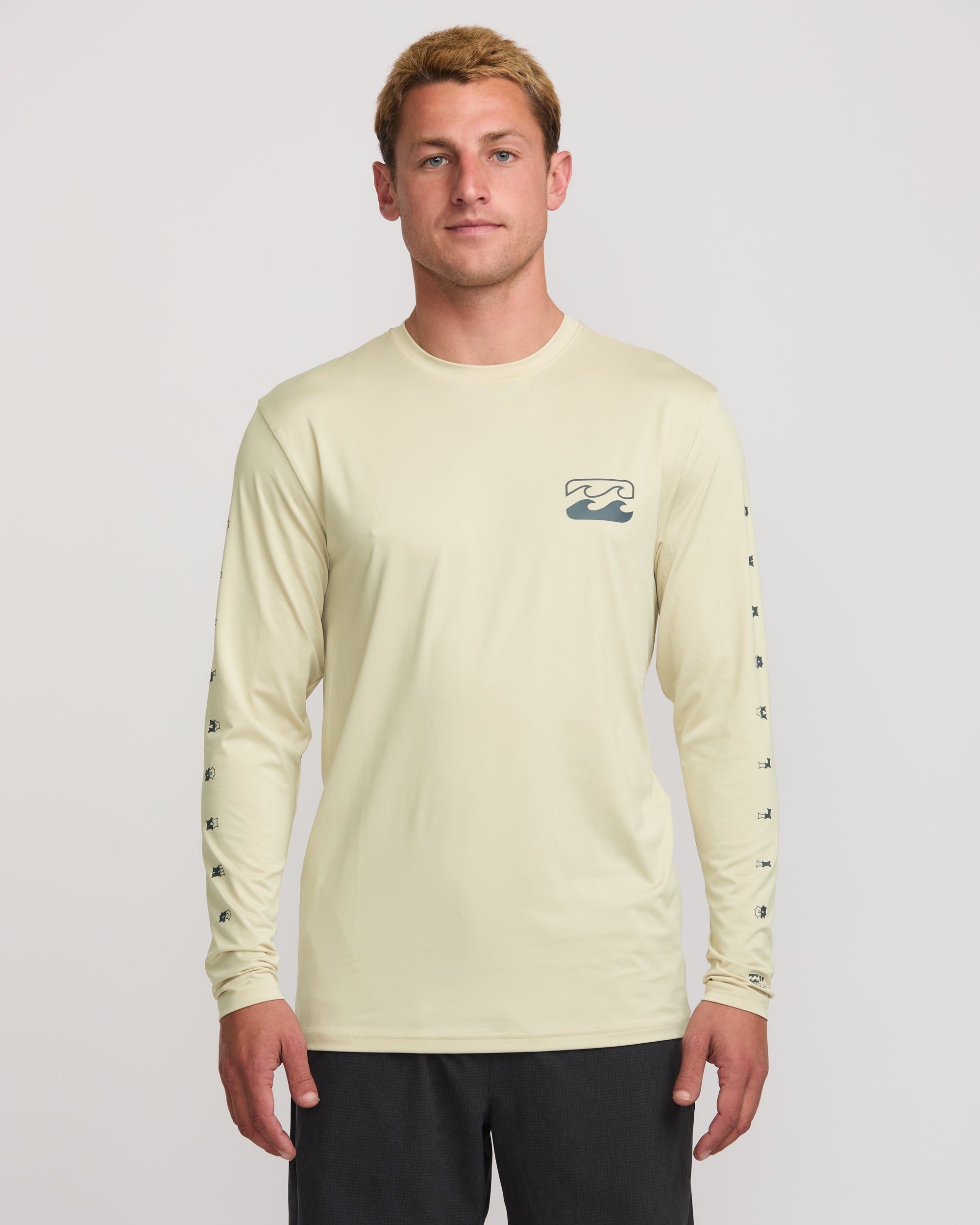 Unity Loose Fit Long Sleeve Surf Tee - Desert Sand - Image 3