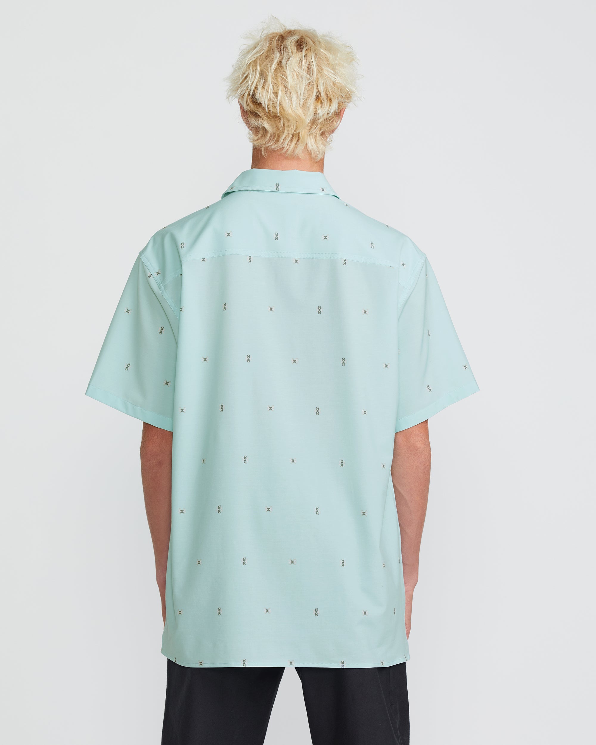 Surftrek Transit Short Sleeve Shirt - Dusty Blue - Image 7