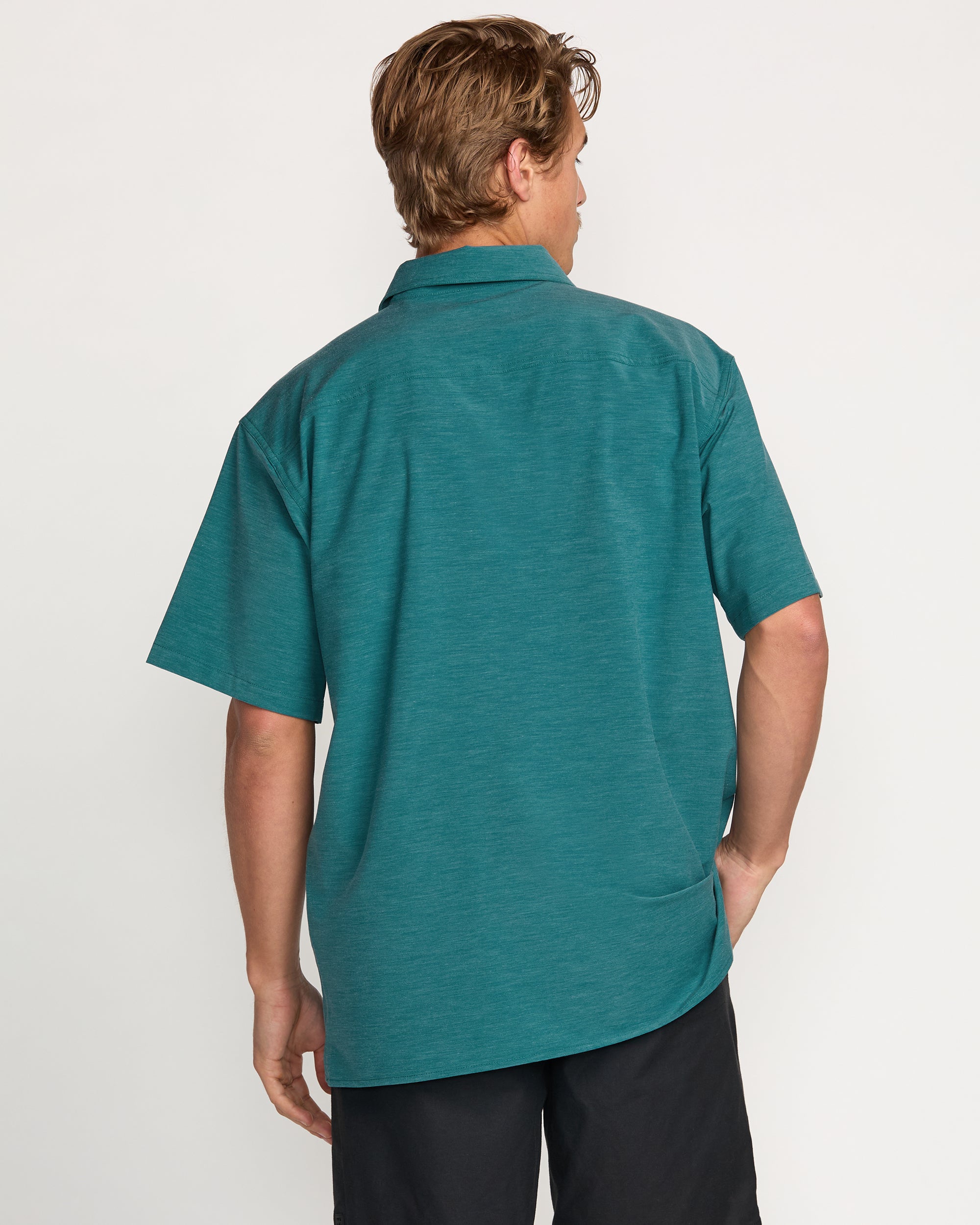 Surftrek Transit Short Sleeve Shirt - Marine - Image 5
