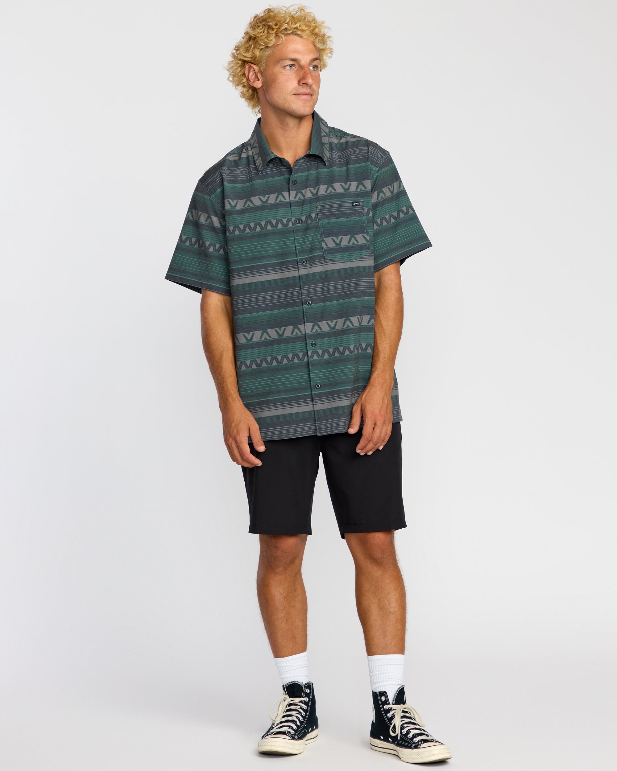 Surftrek Transit Short Sleeve Shirt - Navy - Image 5