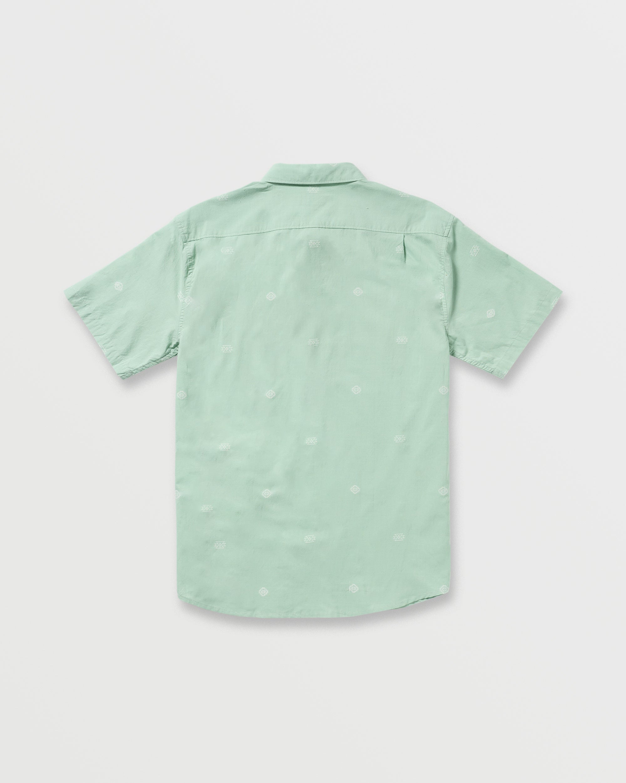 All Day Jacquard Short Sleeve Shirt - Seafoam - Image 4