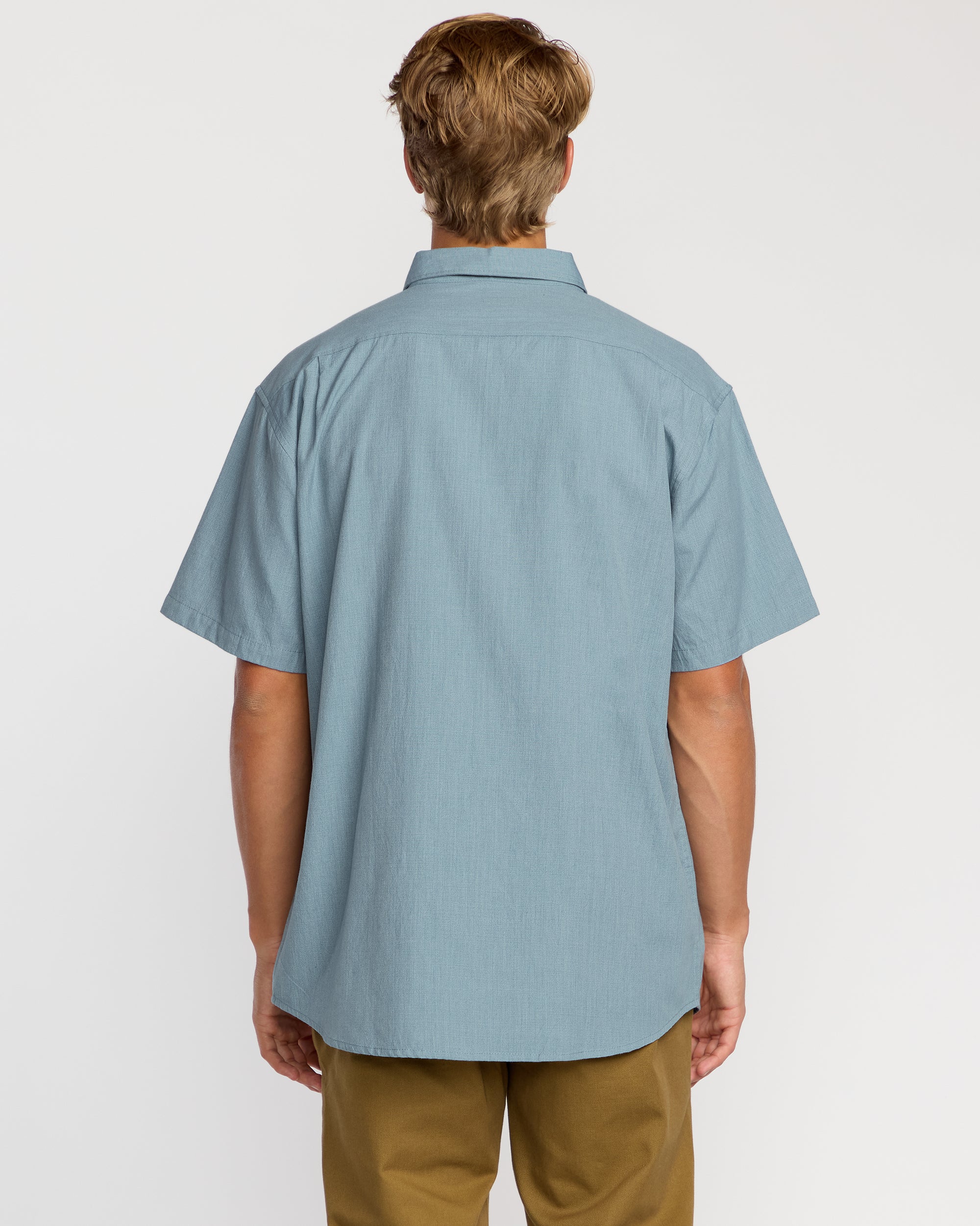 All Day Short Sleeve Shirt - Steel Blue - Image 2