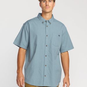 All Day Short Sleeve Shirt - Steel Blue