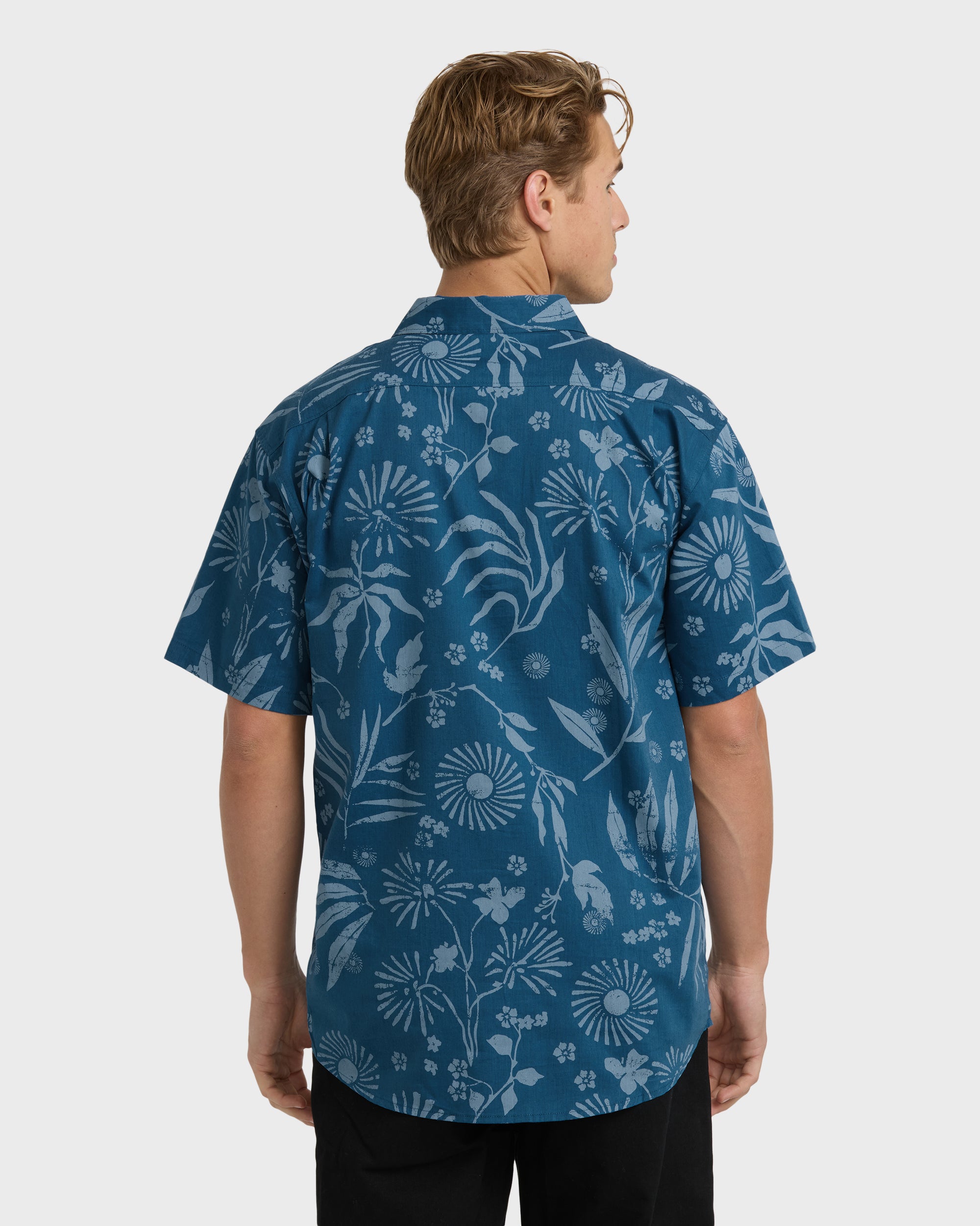 Sundays Short Sleeve Shirt - Real Teal - Image 5