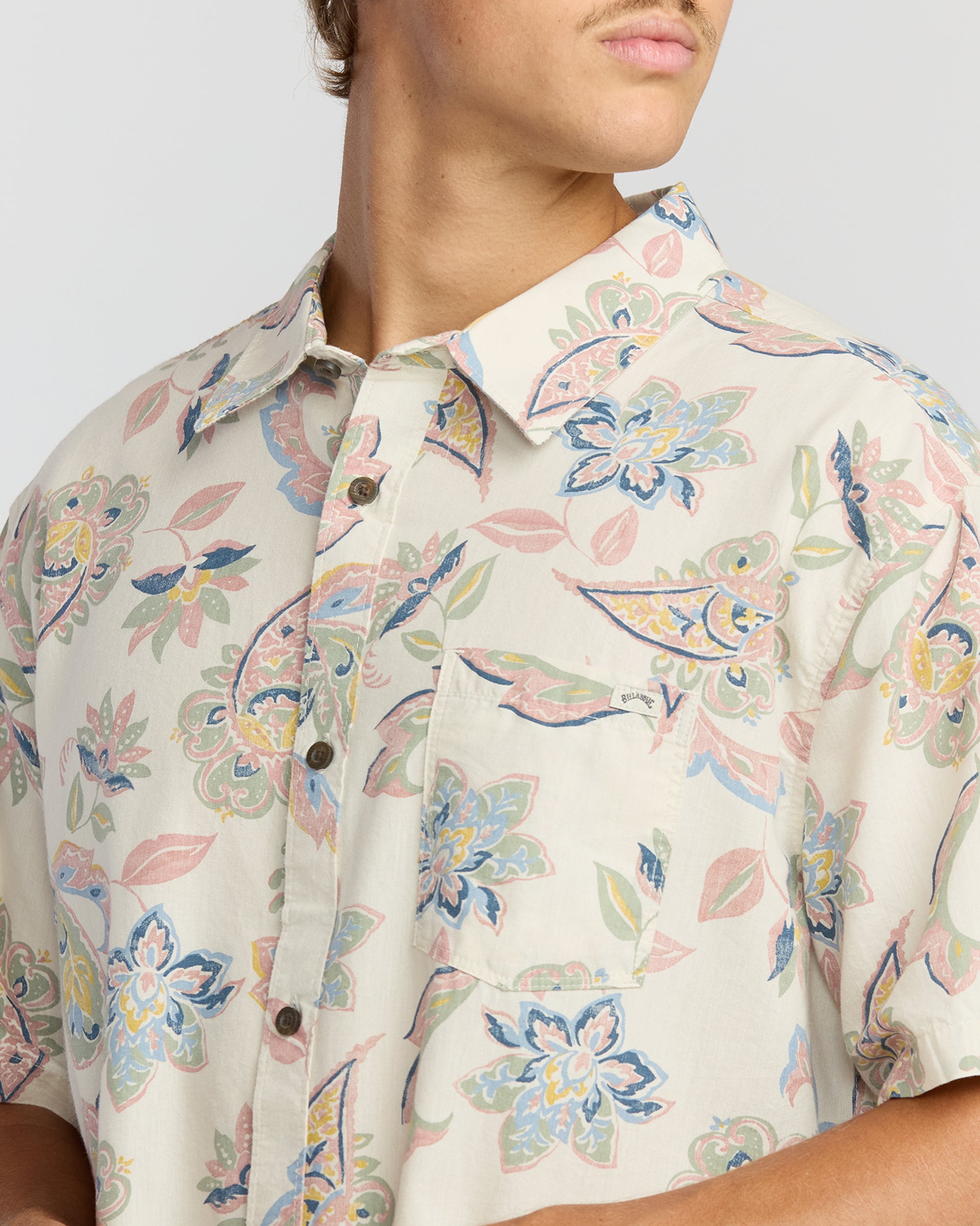 Sundays Short Sleeve Shirt - Sand - Image 5