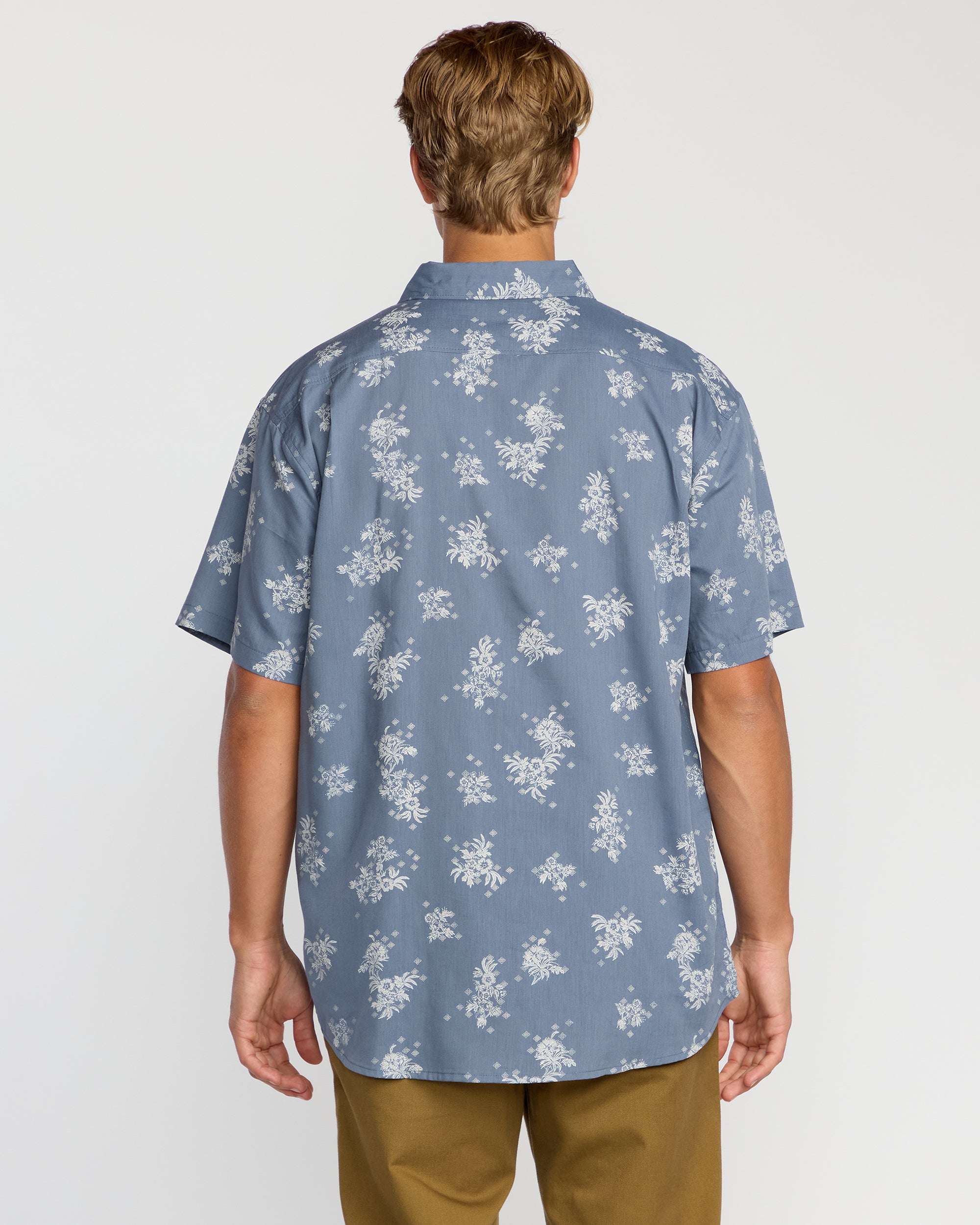 Sundays Mini Short Sleeve Shirt - Steel Blue - Image 2