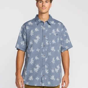 Sundays Mini Short Sleeve Shirt - Steel Blue