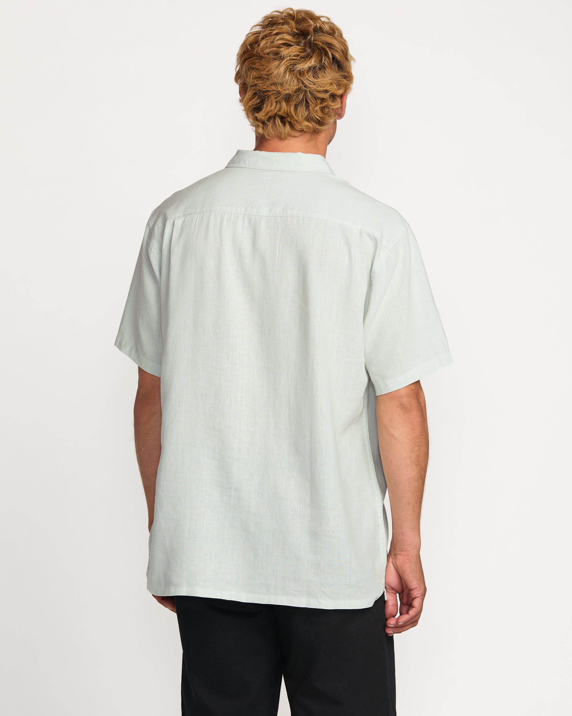 Ricardo Short Sleeve Shirt - Ash Blue - Image 5