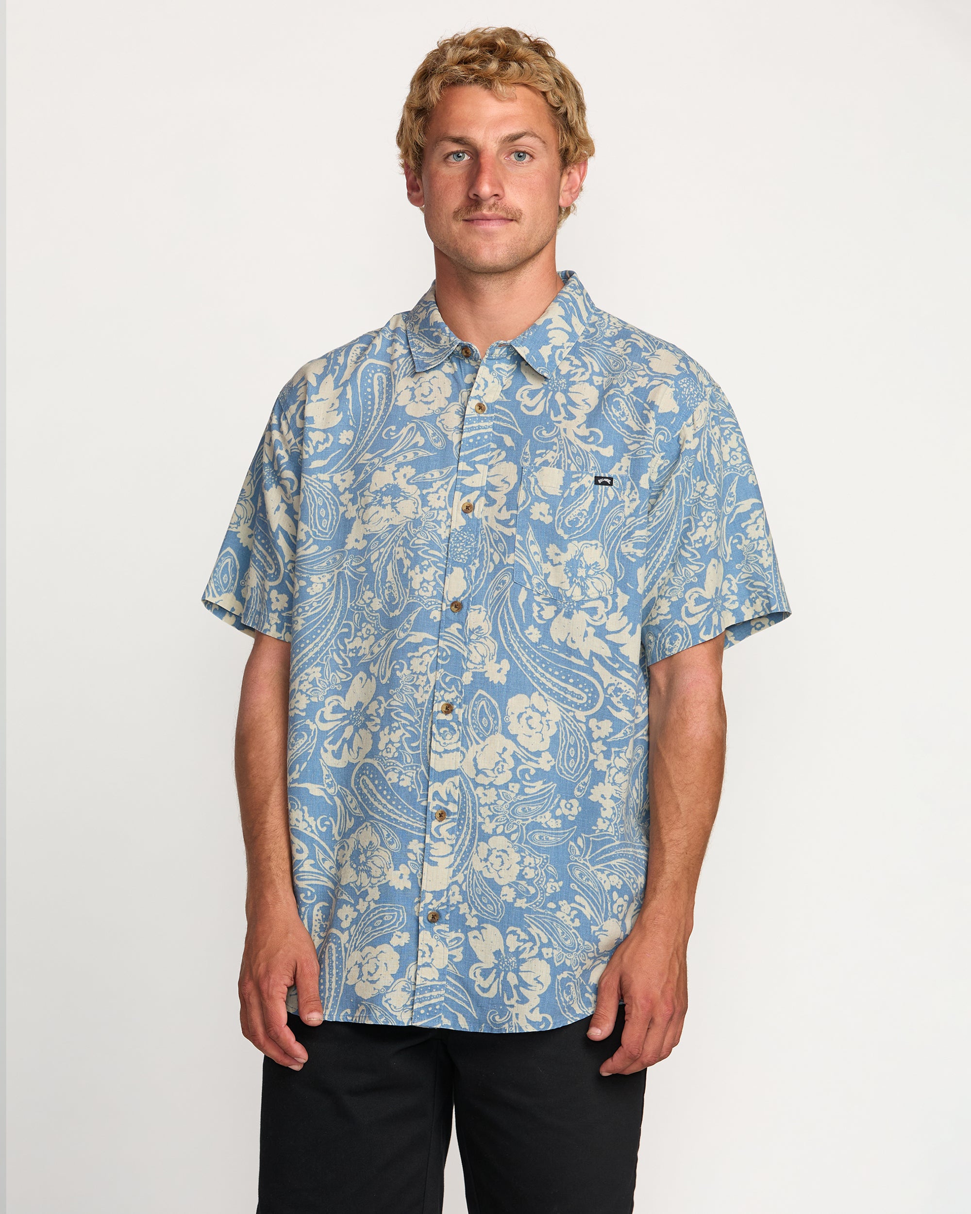 Cordoba Short Sleeve Shirt - Carolina Blue - Image 2