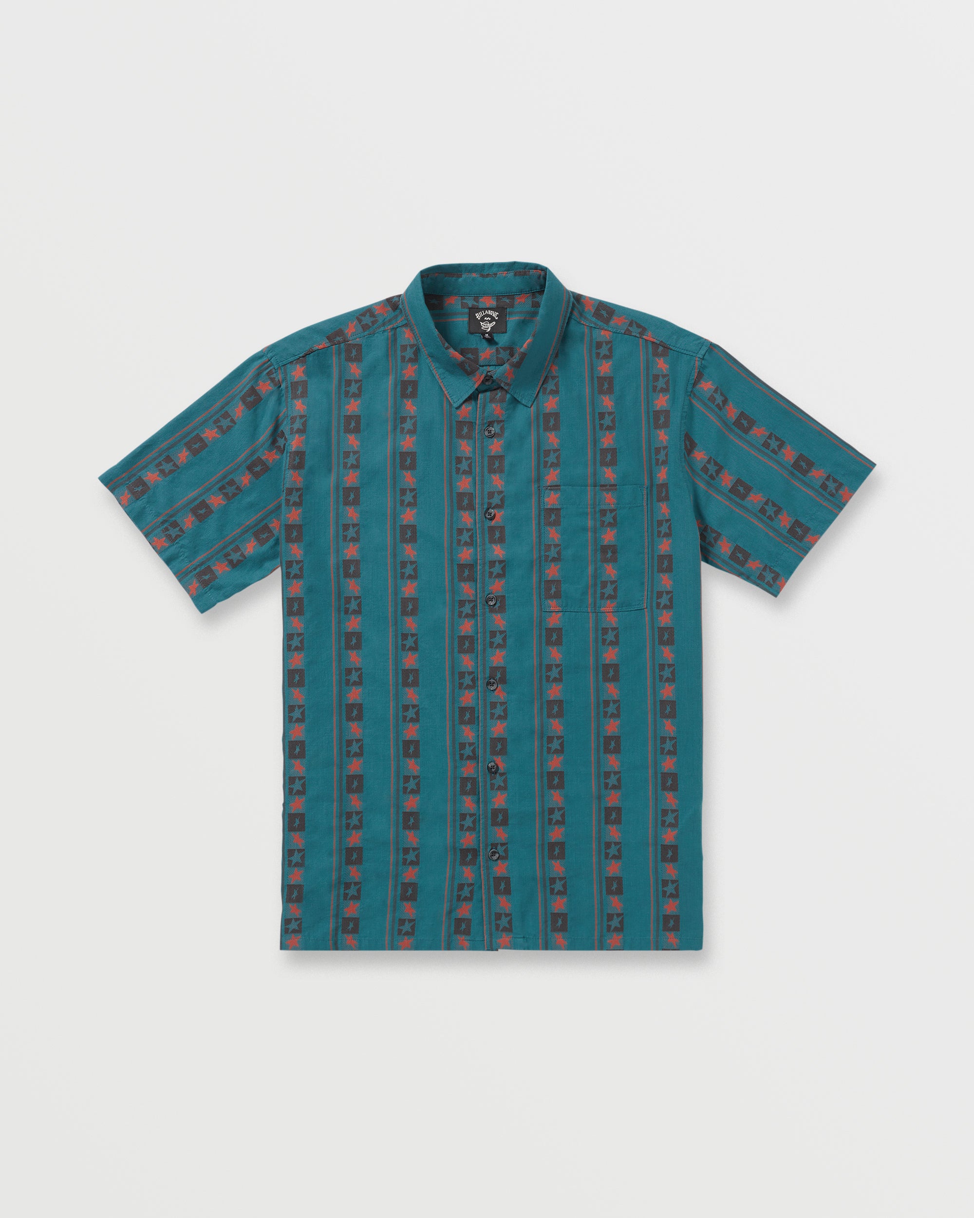 Billabong x Mami Wata Star Short Sleeve Shirt - Teal - Image 2