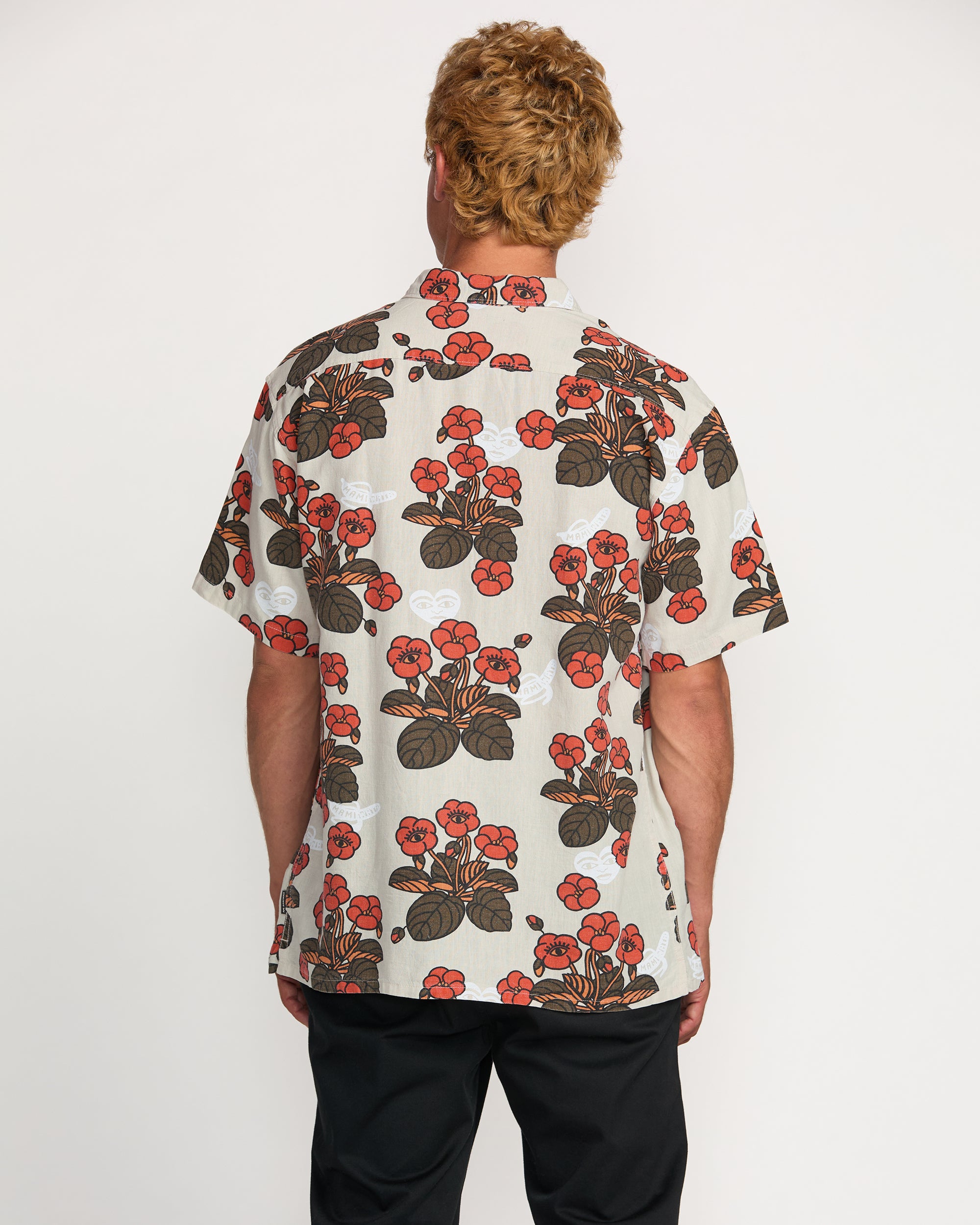 Billabong x Mami Wata Icons Short Sleeve Shirt - Stone - Image 4