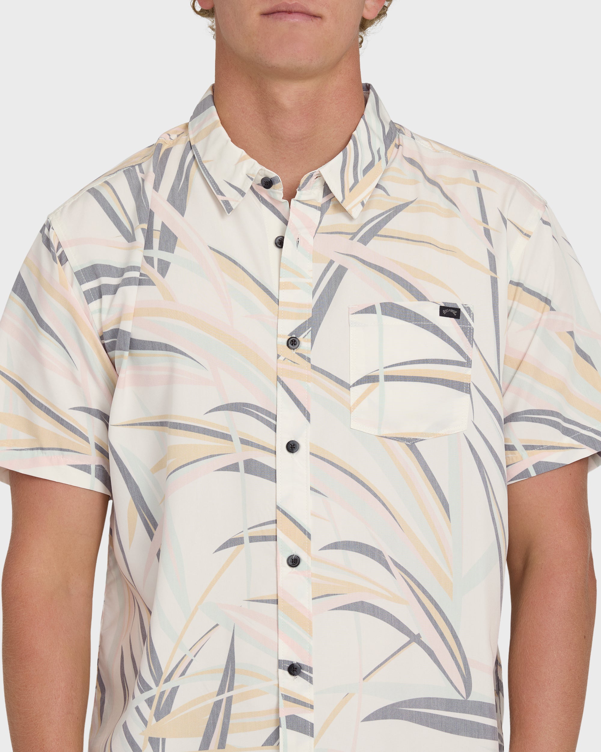 Sundays Lounge Short Sleeve Shirt - Fog - Image 5