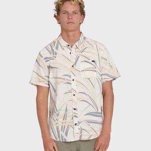 Sundays Lounge Short Sleeve Shirt - Fog