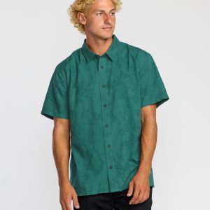 Sunshines Garage Short Sleeve Shirt - Teal