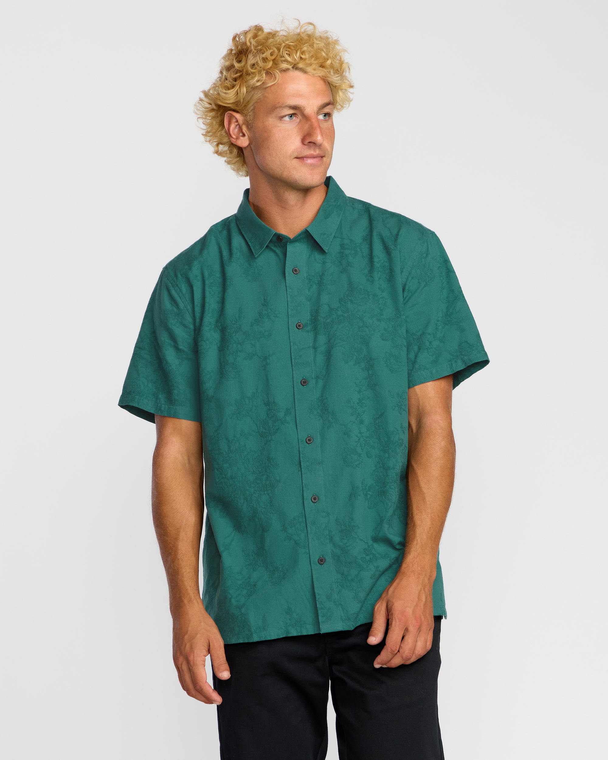 Sunshines Garage Short Sleeve Shirt - Teal