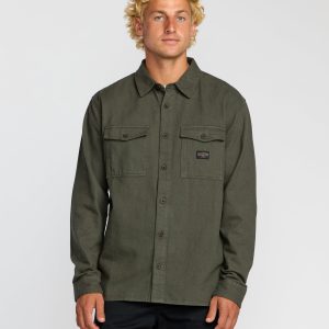 Bong Days Long Sleeve Shirt - Dark Military