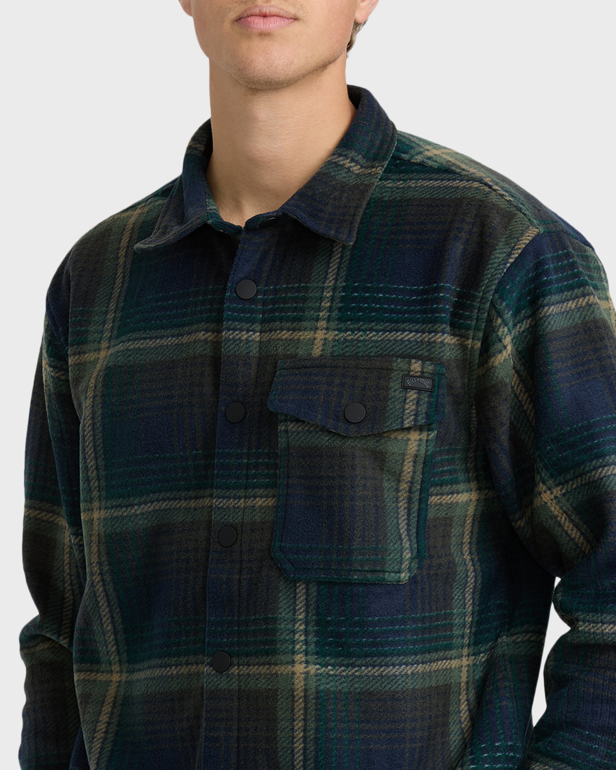 Furnace Long Sleeve Flannel Shirt - Midnight - Image 5