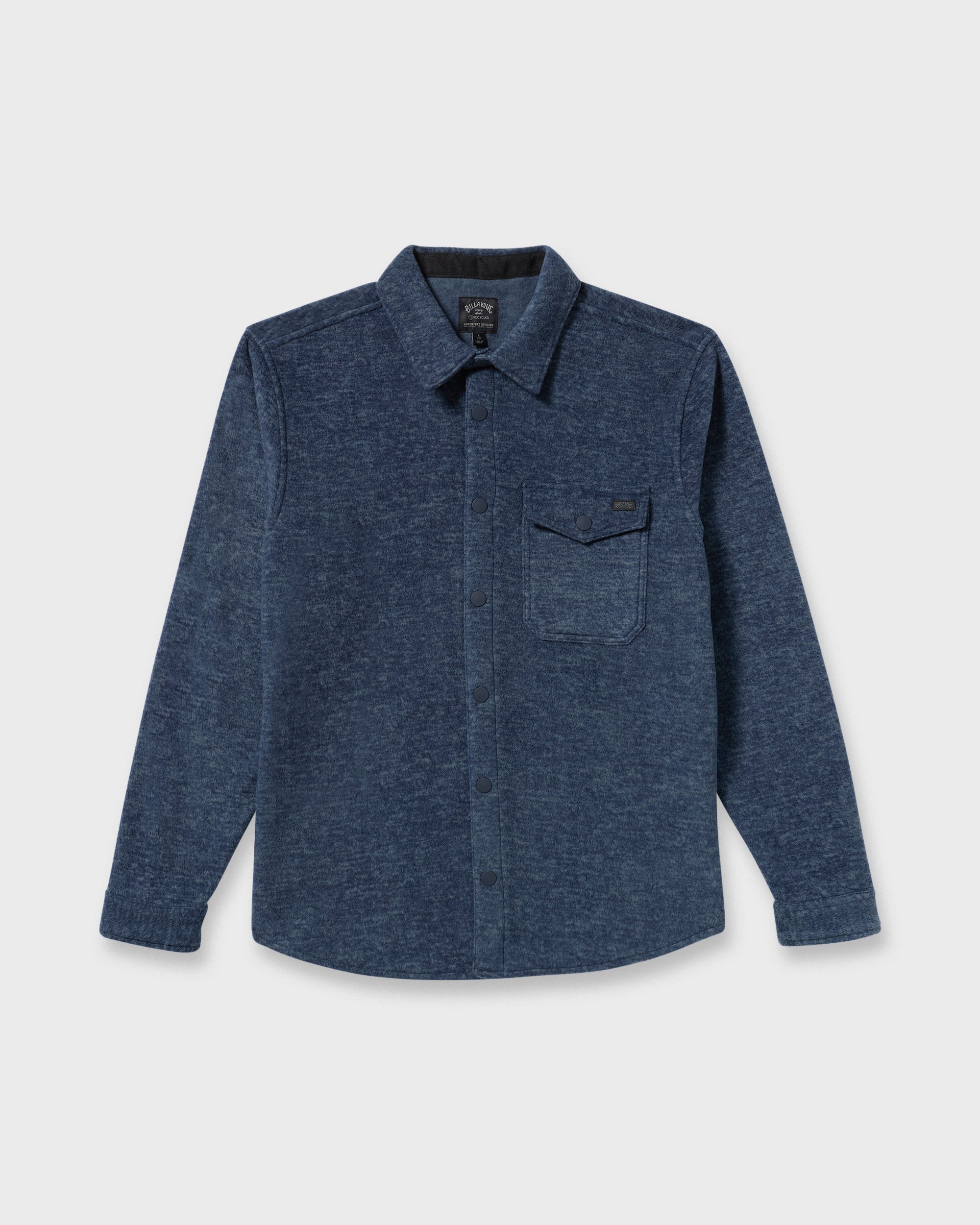 Furnace Long Sleeve Flannel Shirt - Navy - Image 6