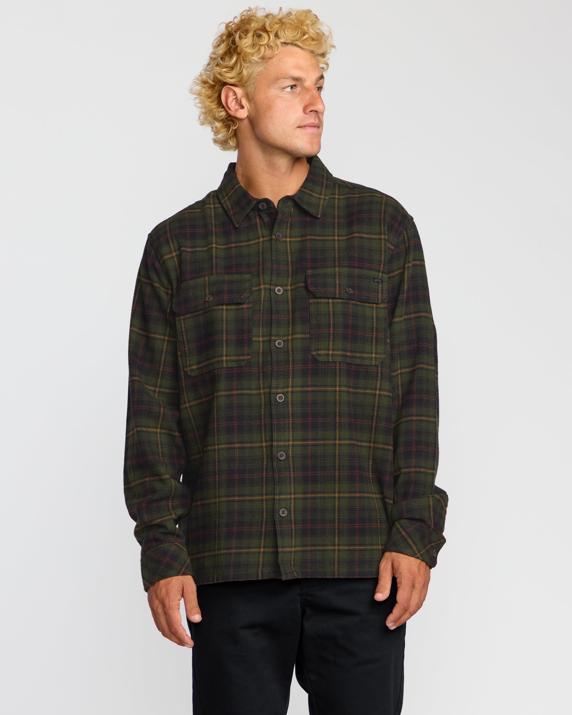 Offshore Flannel Shirt - Black