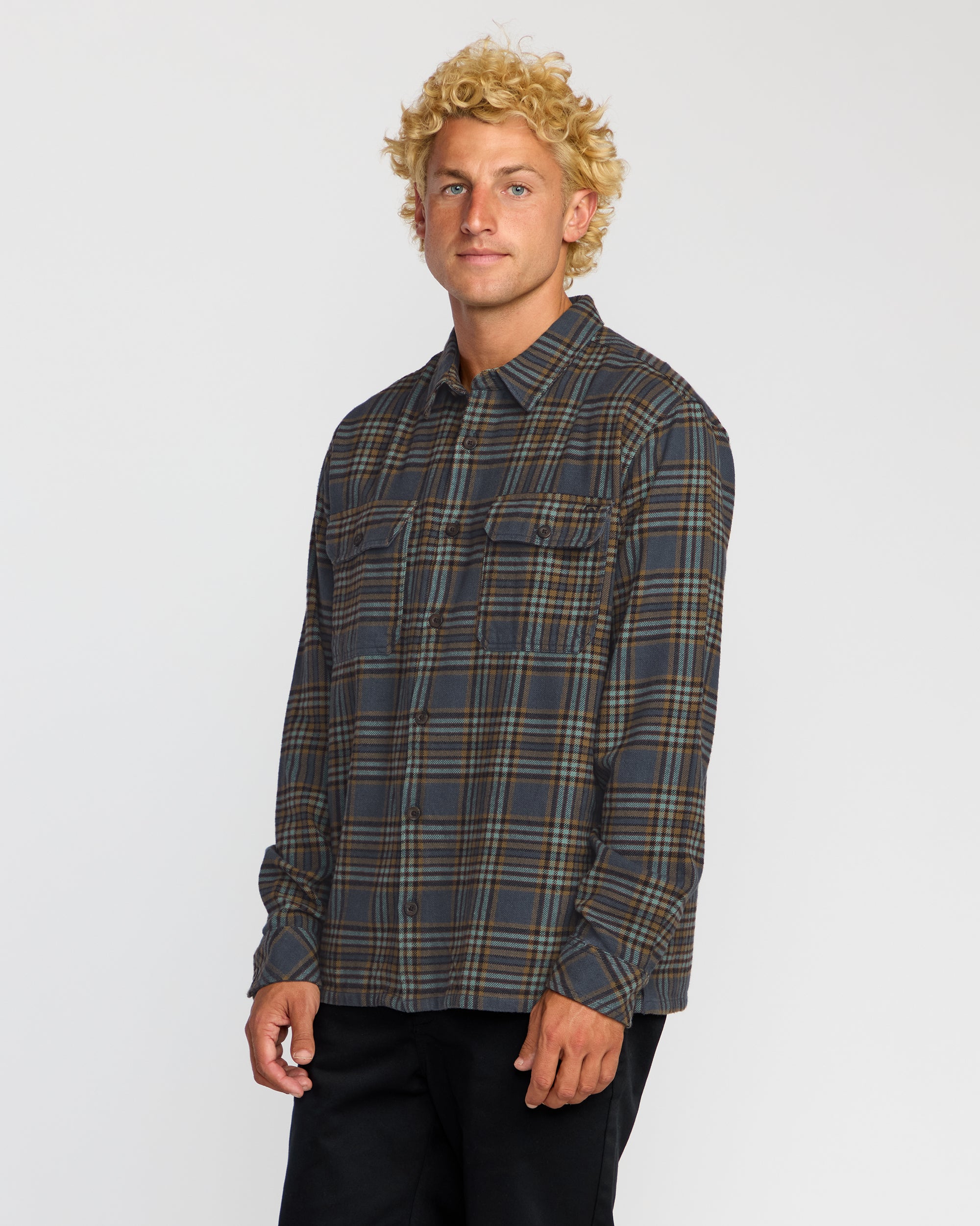 Offshore Flannel Shirt - Midnight - Image 5