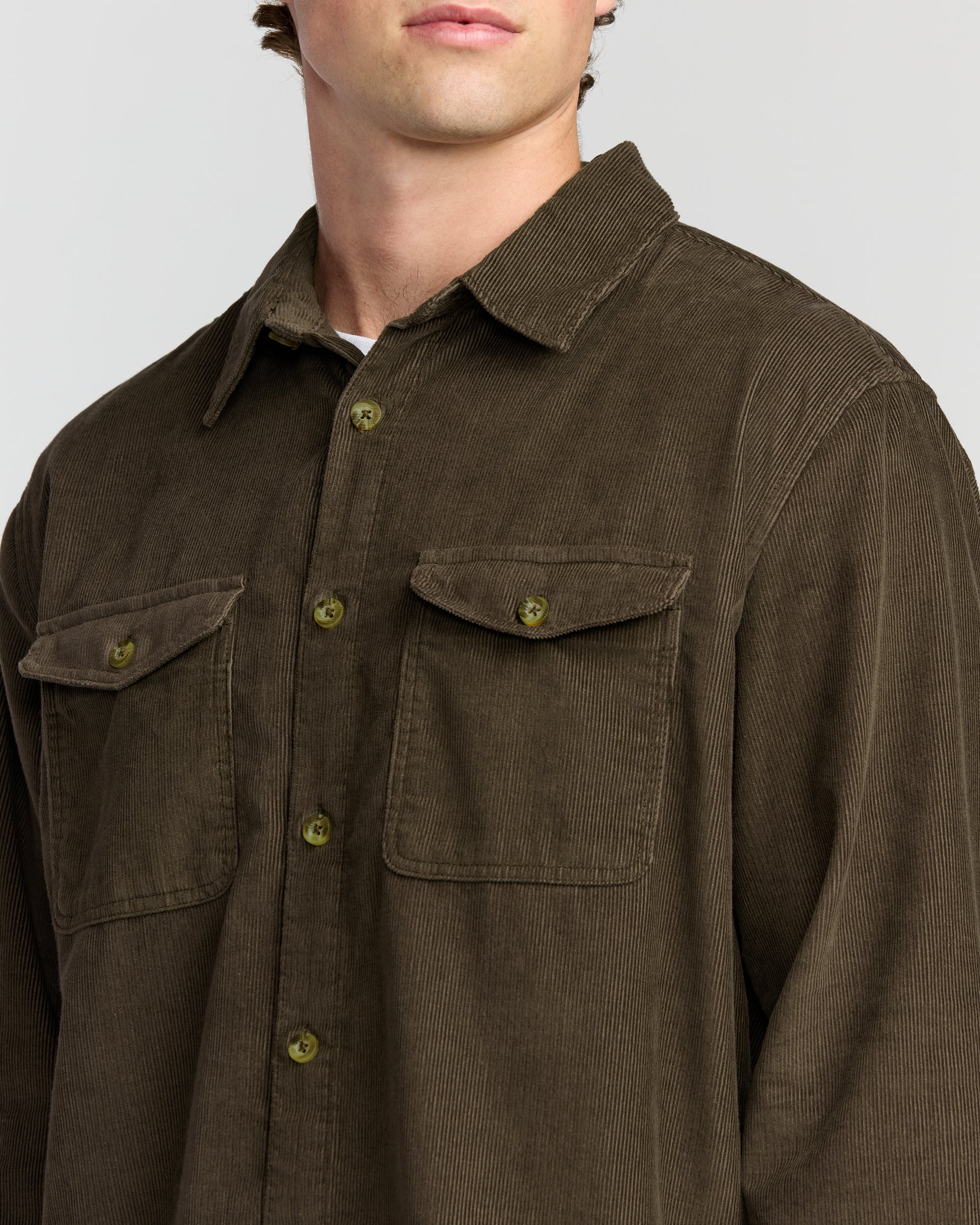 Austin Garage Long Sleeve Shirt - Chocolate - Image 3
