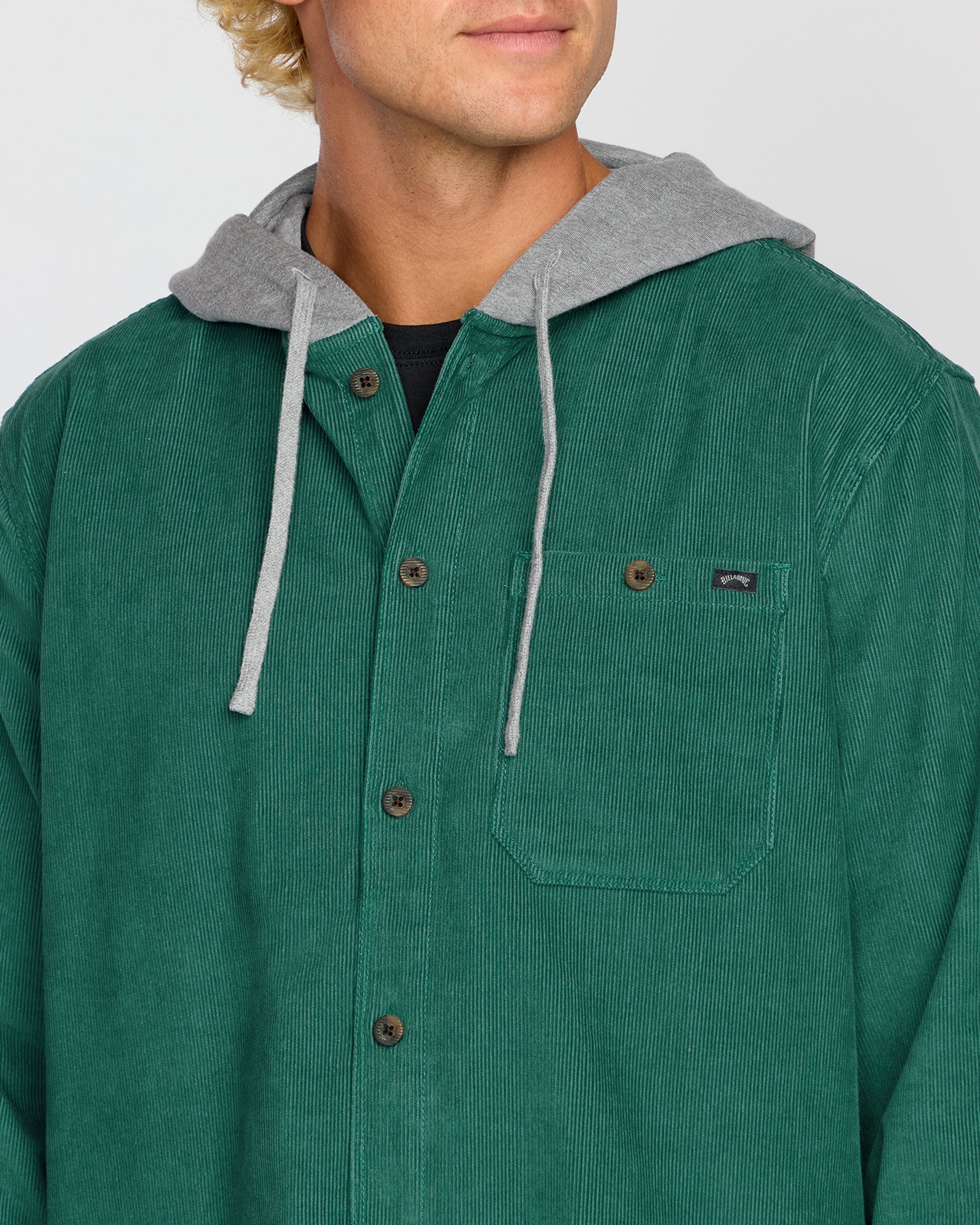 Baja Long Sleeve Flannel Shirt - Sage Green - Image 5