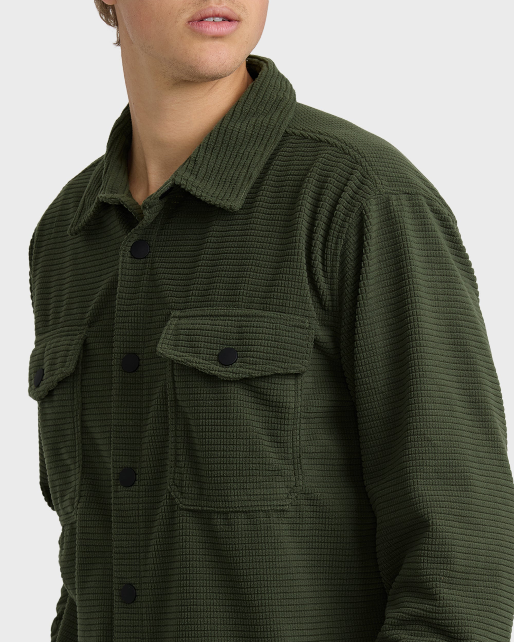 Ridge Flannel Shirt - Fatigue - Image 5