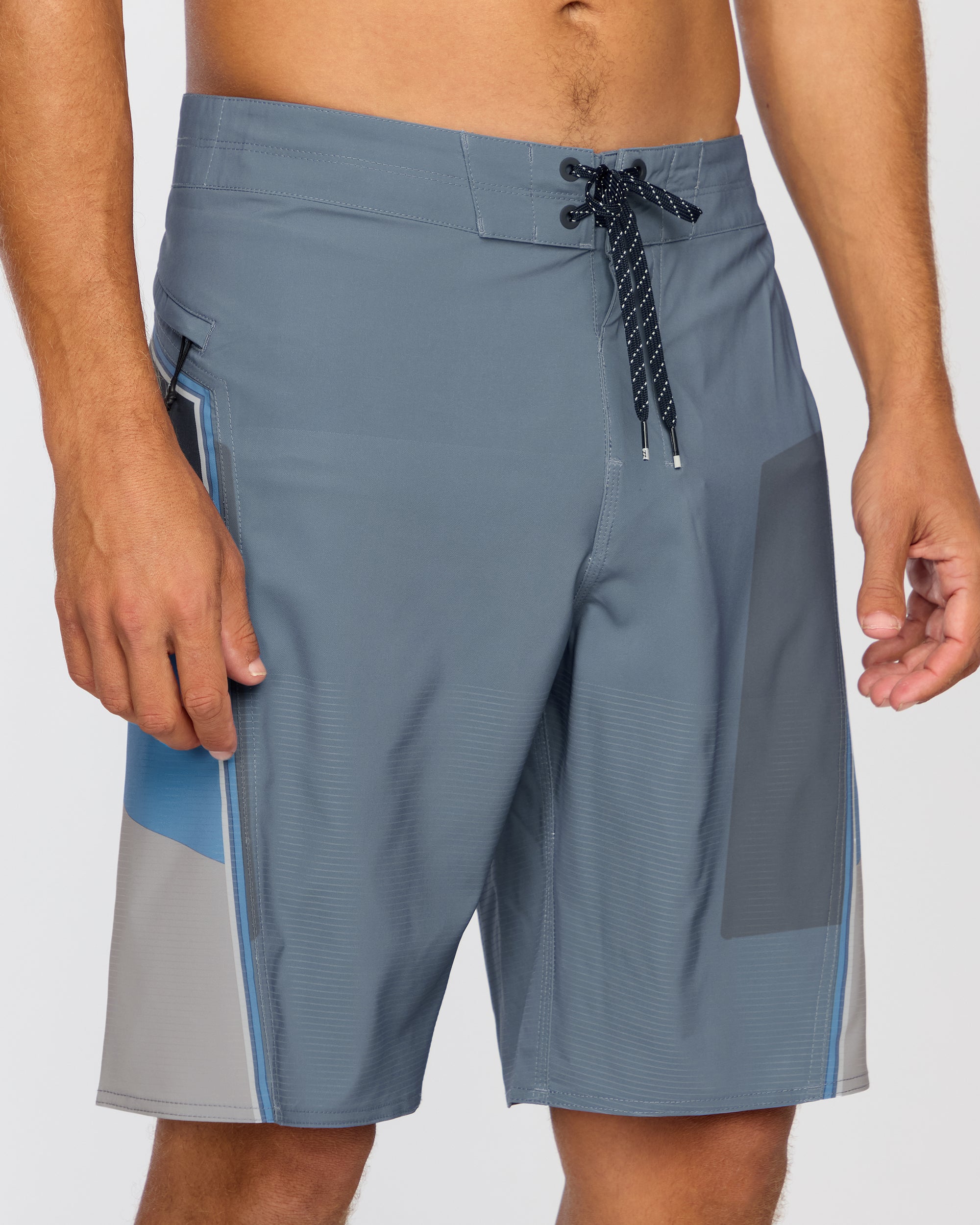 Straddie Airlite 20 Boardshorts - Steel Blue - Image 7