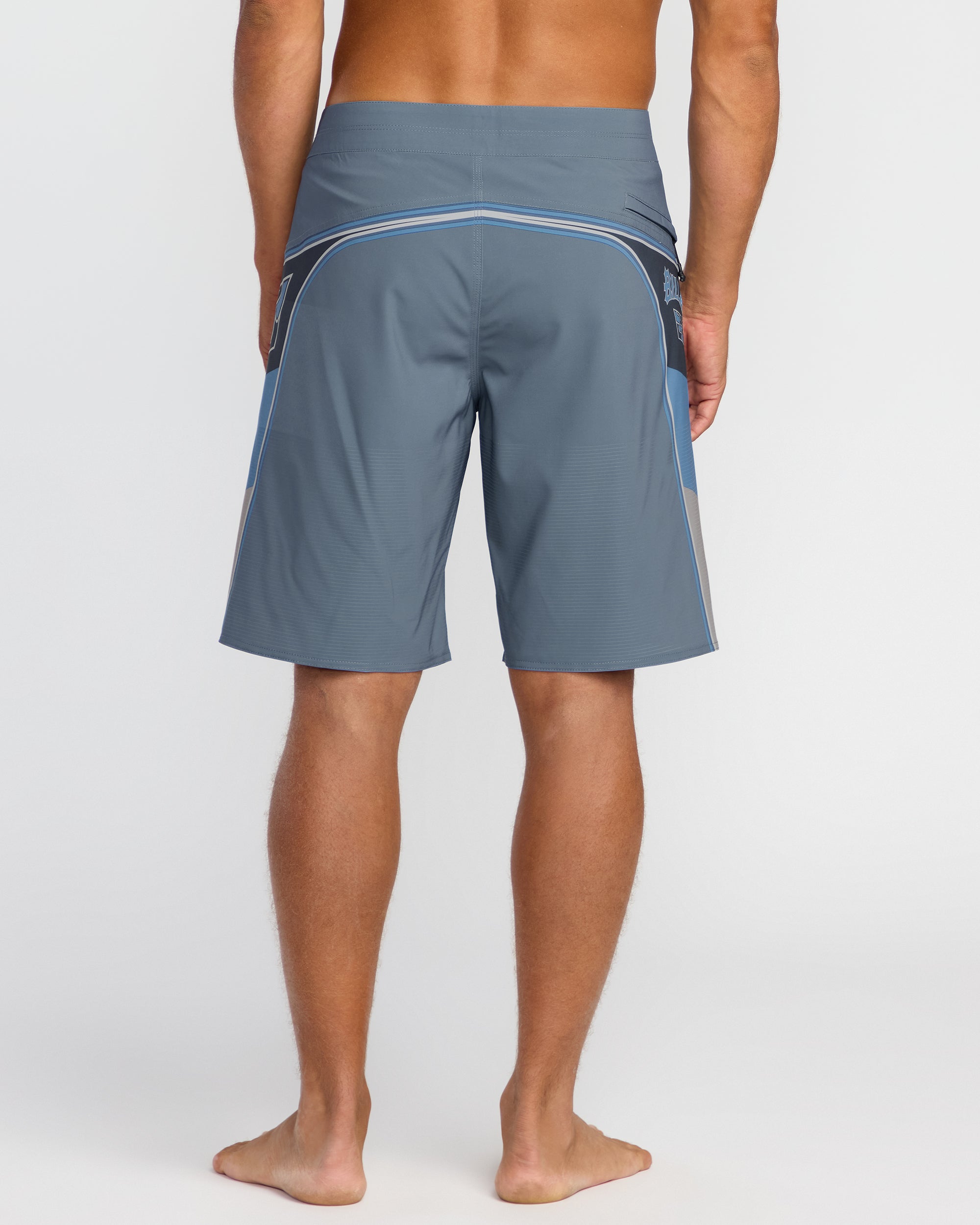 Straddie Airlite 20 Boardshorts - Steel Blue - Image 2