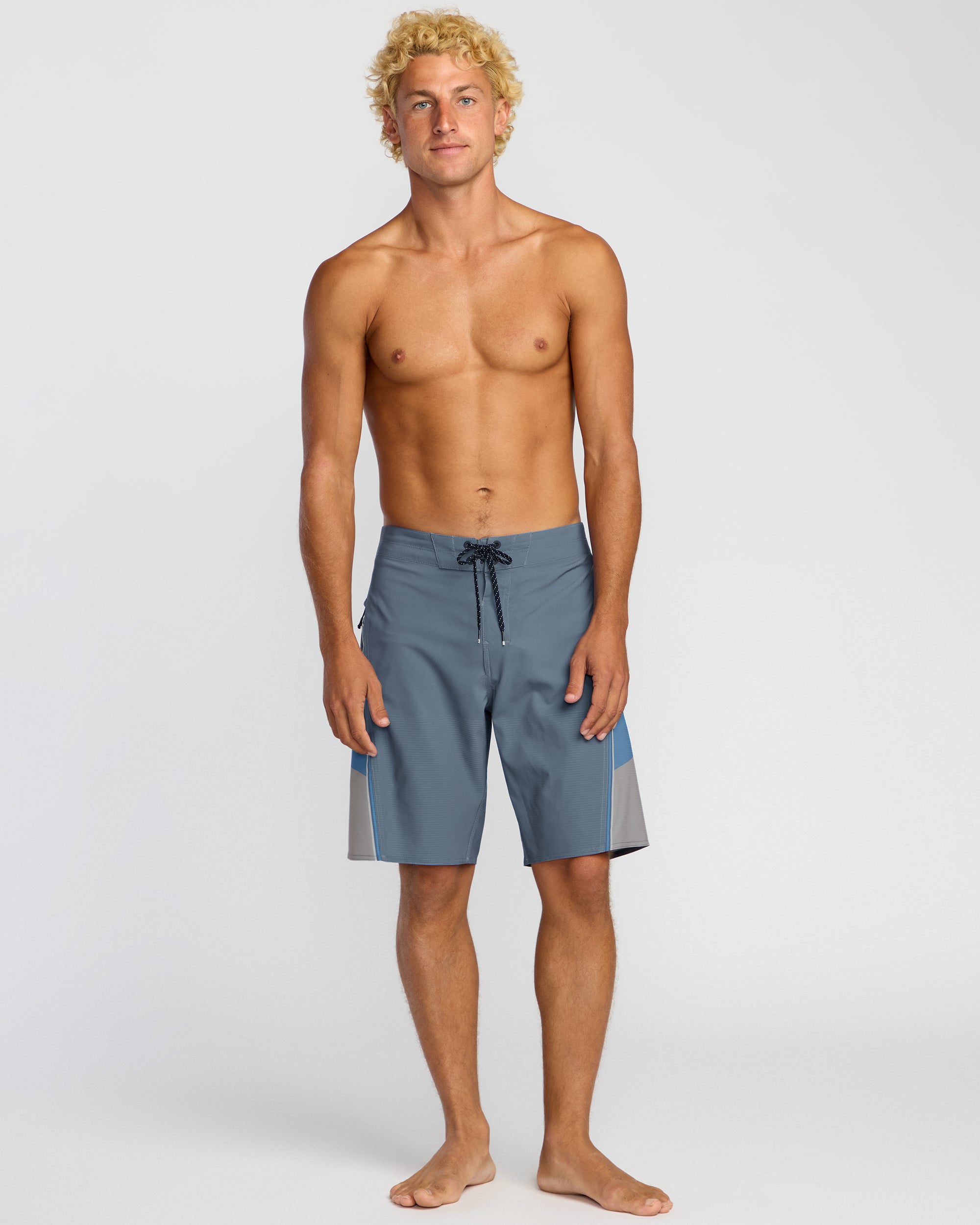 Straddie Airlite 20 Boardshorts - Steel Blue - Image 5