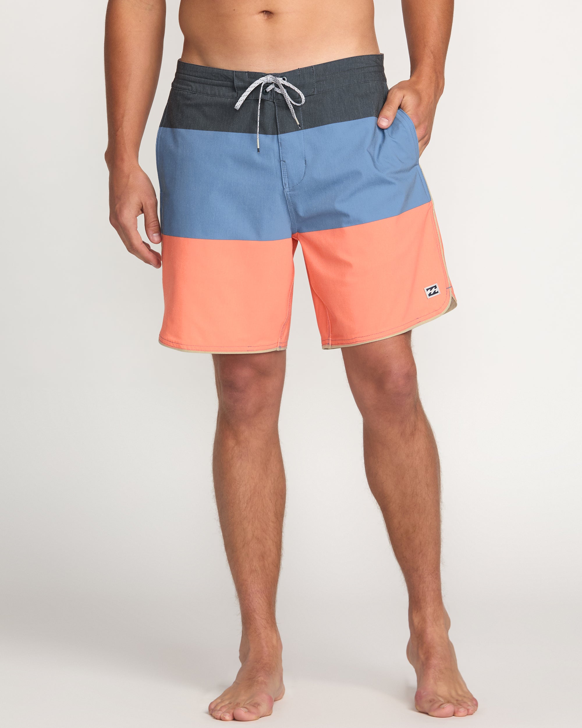 73 Lo Tide 18 Boardshorts - Deep Blue