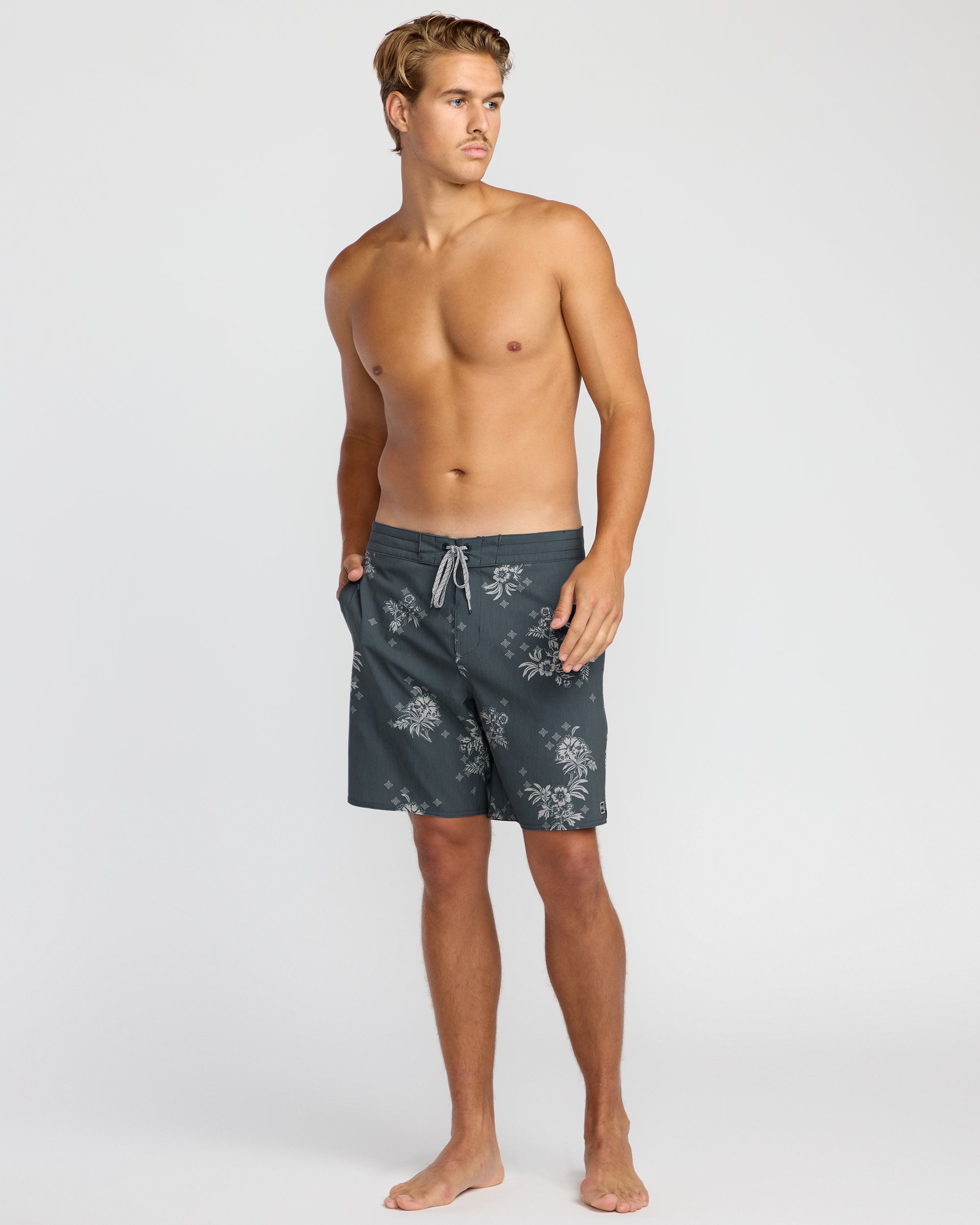 Good Times Lo Tide 18 Boardshorts - Midnight Blue - Image 5