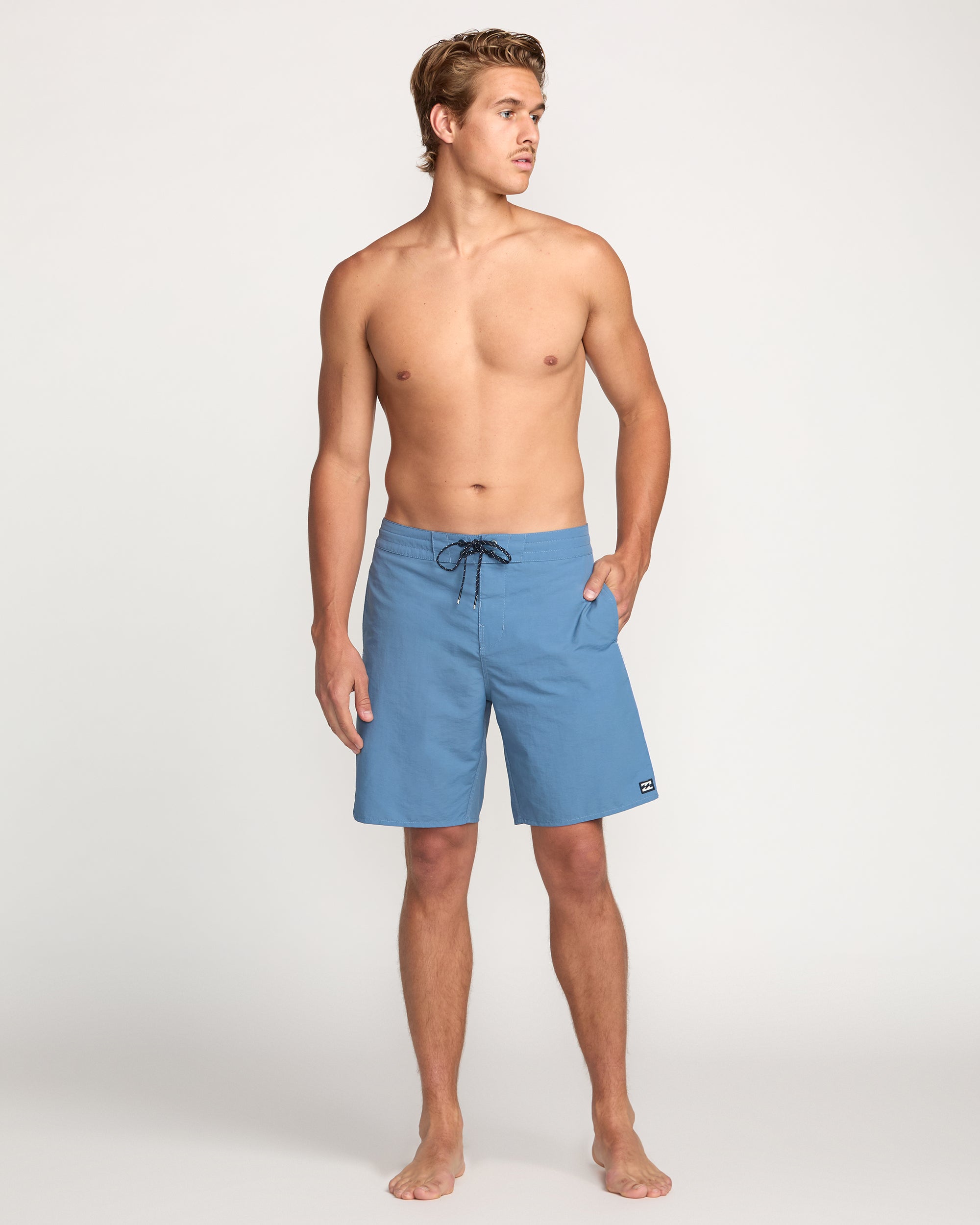 Wategos Lo Tide 19 Boardshorts - Carolina Blue - Image 6