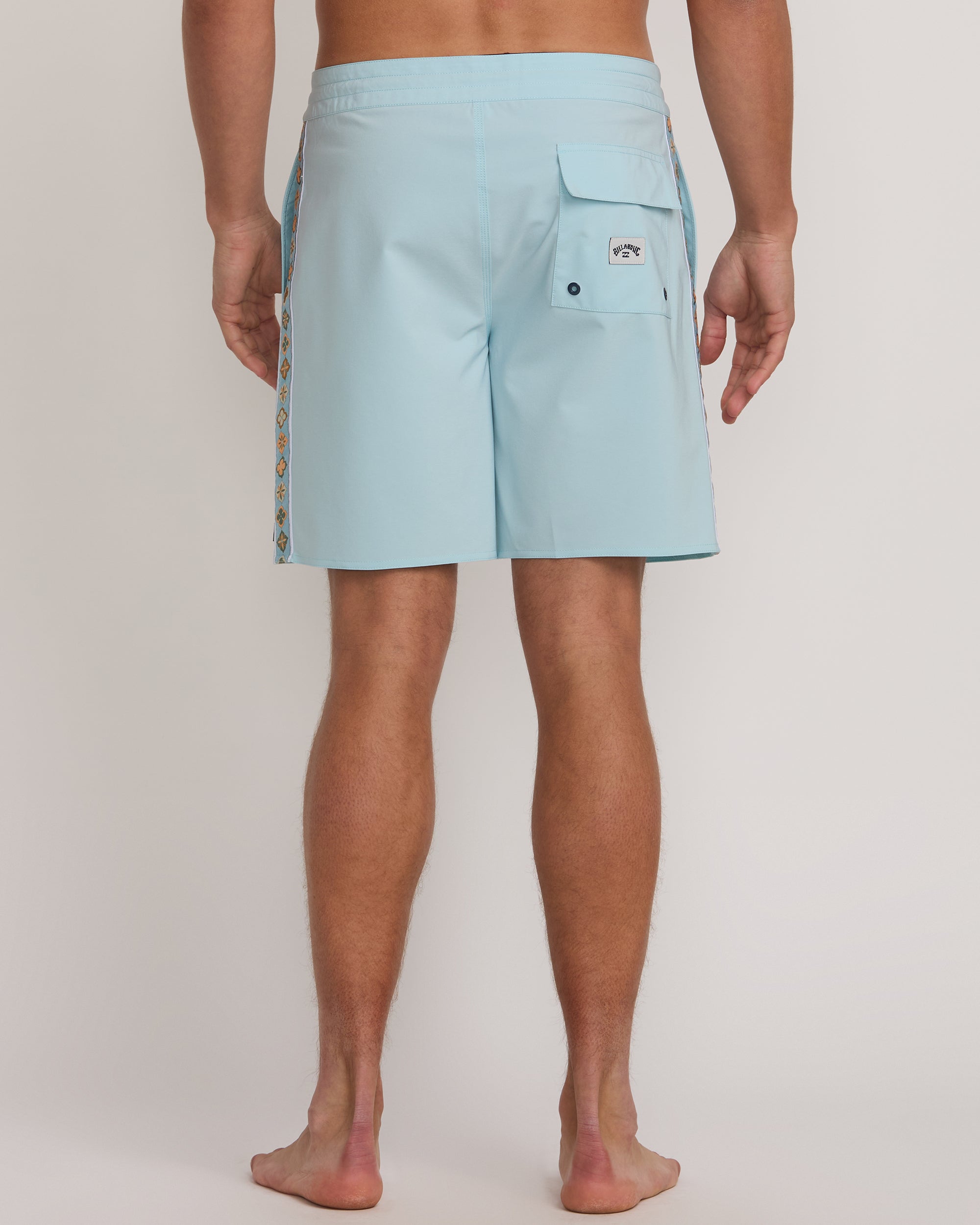 Wategos Lo Tide 19 Boardshorts - Dusty Blue - Image 2