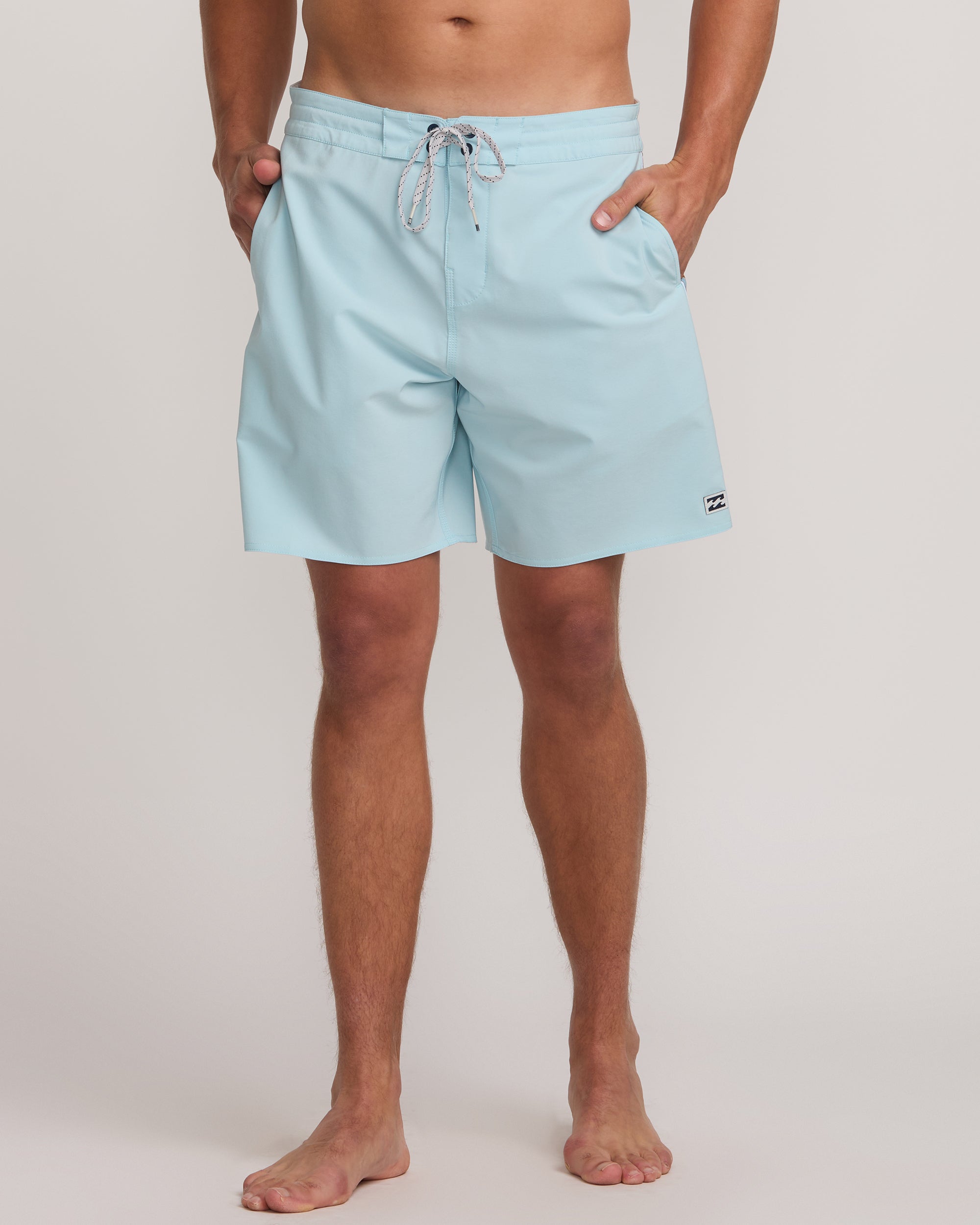 Wategos Lo Tide 19 Boardshorts - Dusty Blue