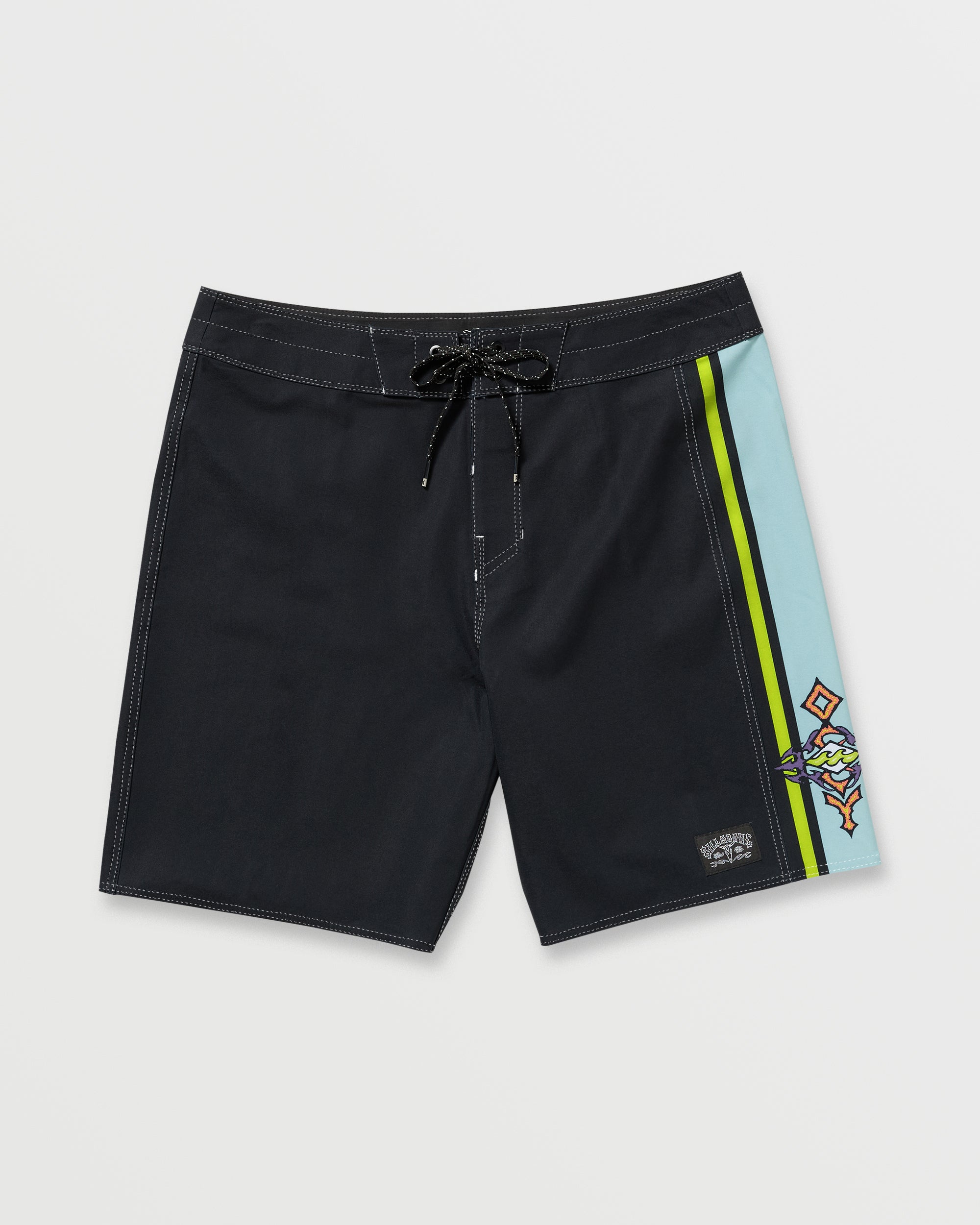 Occy Pro Boardshorts - Washed Black - Image 4