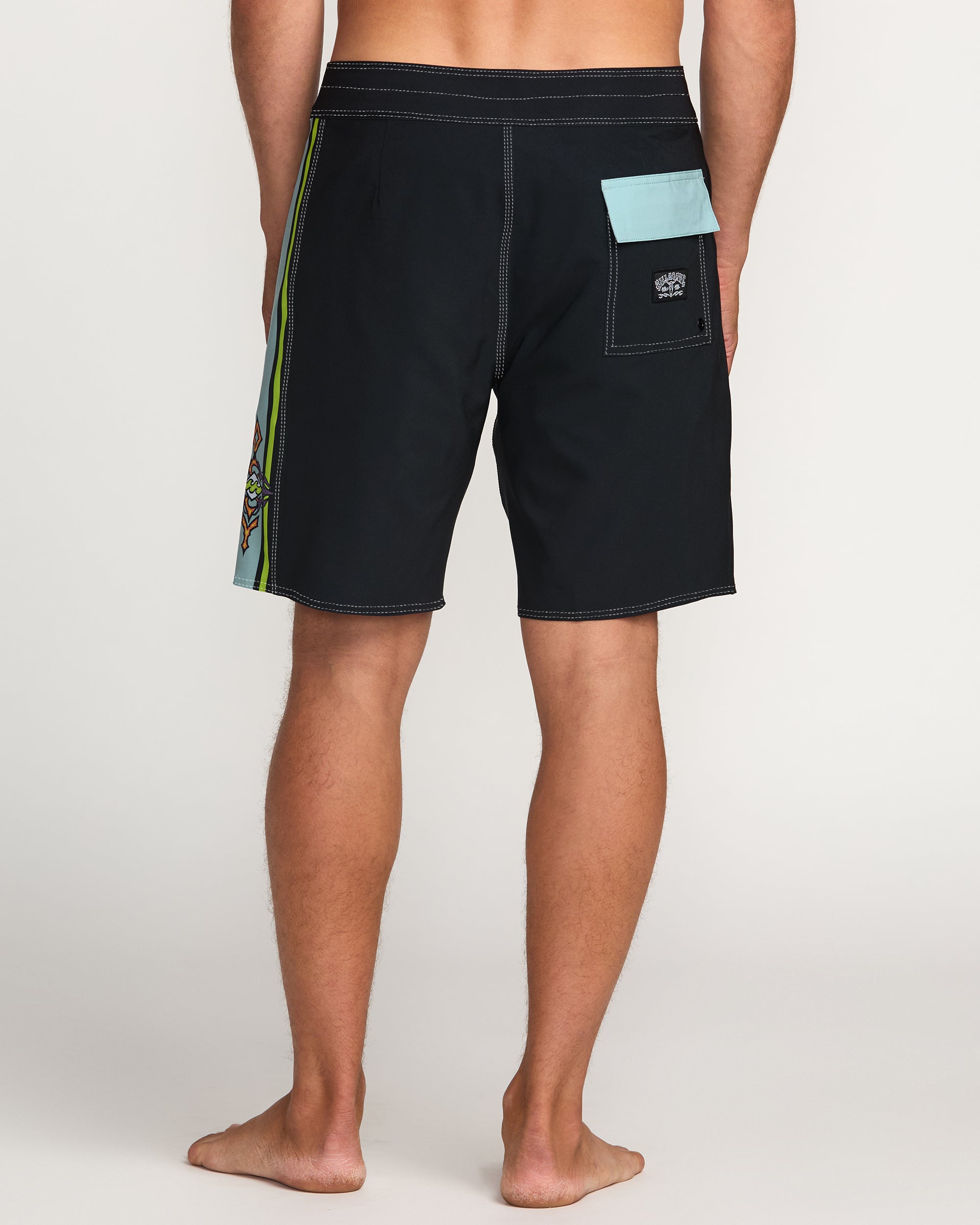 Occy Pro Boardshorts - Washed Black - Image 2