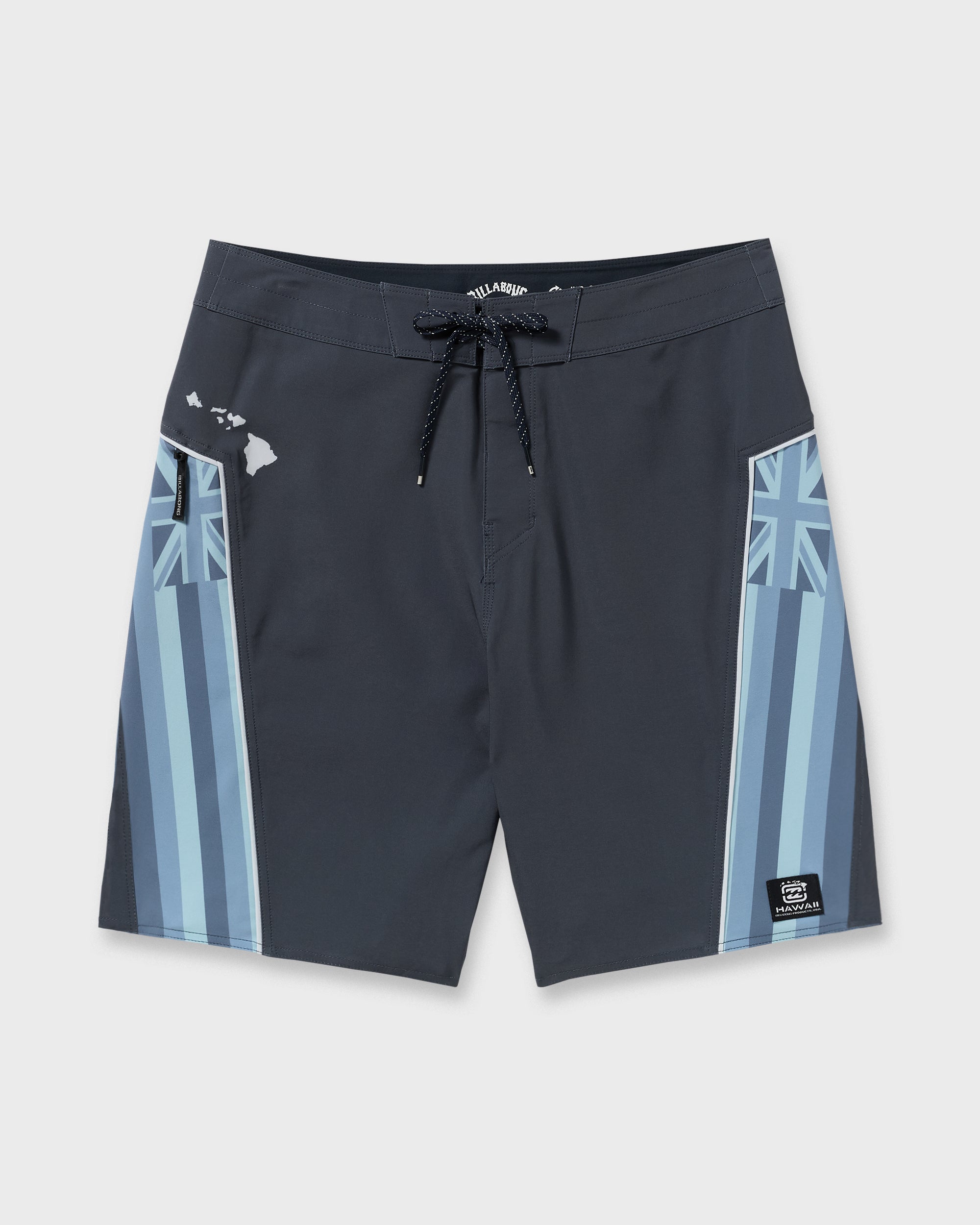 Straddie Pro Hi Boardshorts - Harbor Blue - Image 8