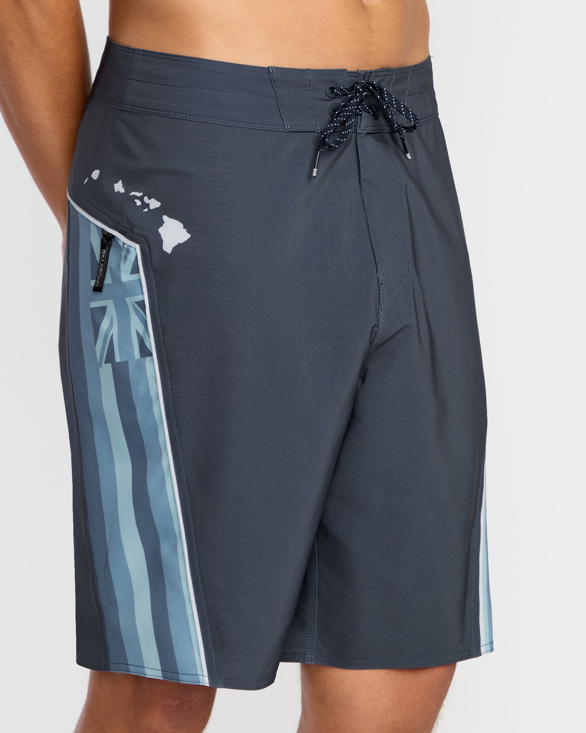 Straddie Pro Hi Boardshorts - Harbor Blue - Image 6