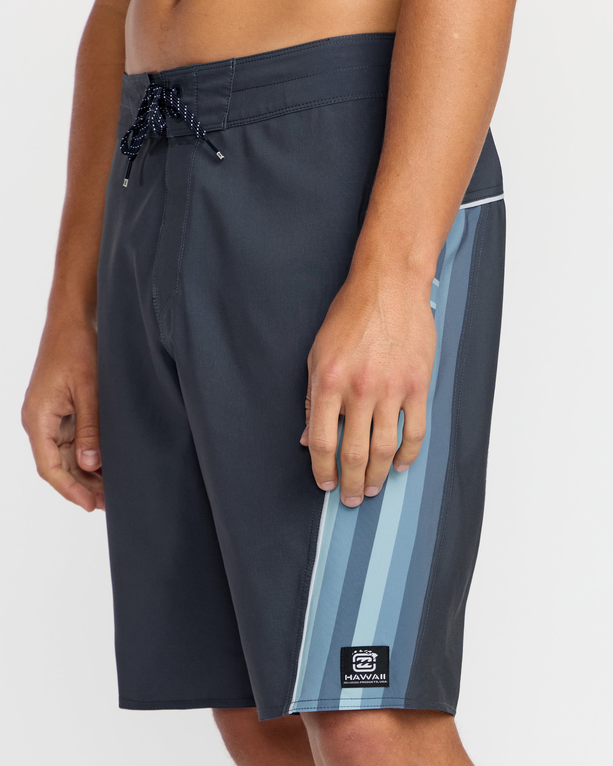 Straddie Pro Hi Boardshorts - Harbor Blue - Image 7
