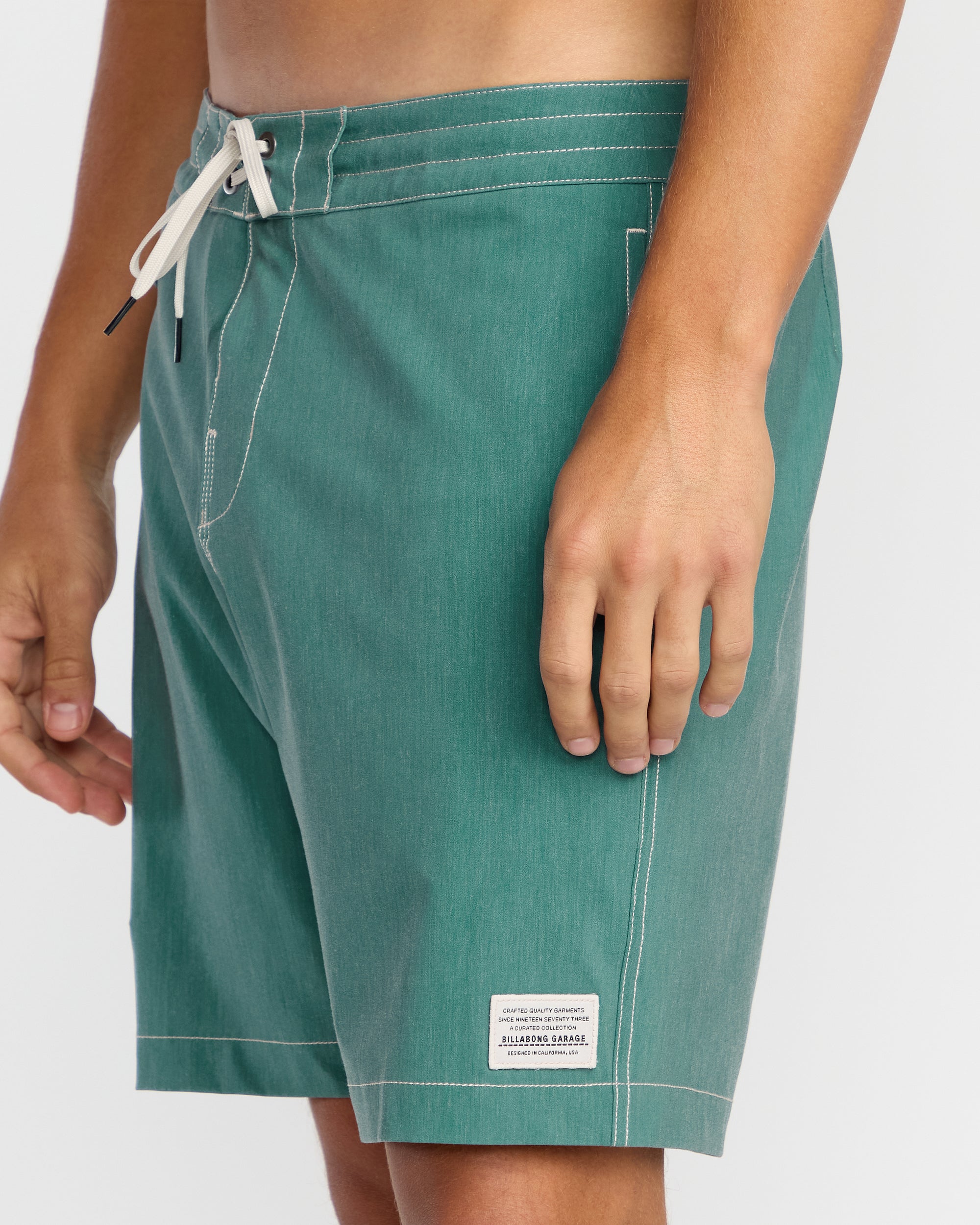 Austin Garage Lo Tides Boardshorts - Teal - Image 12