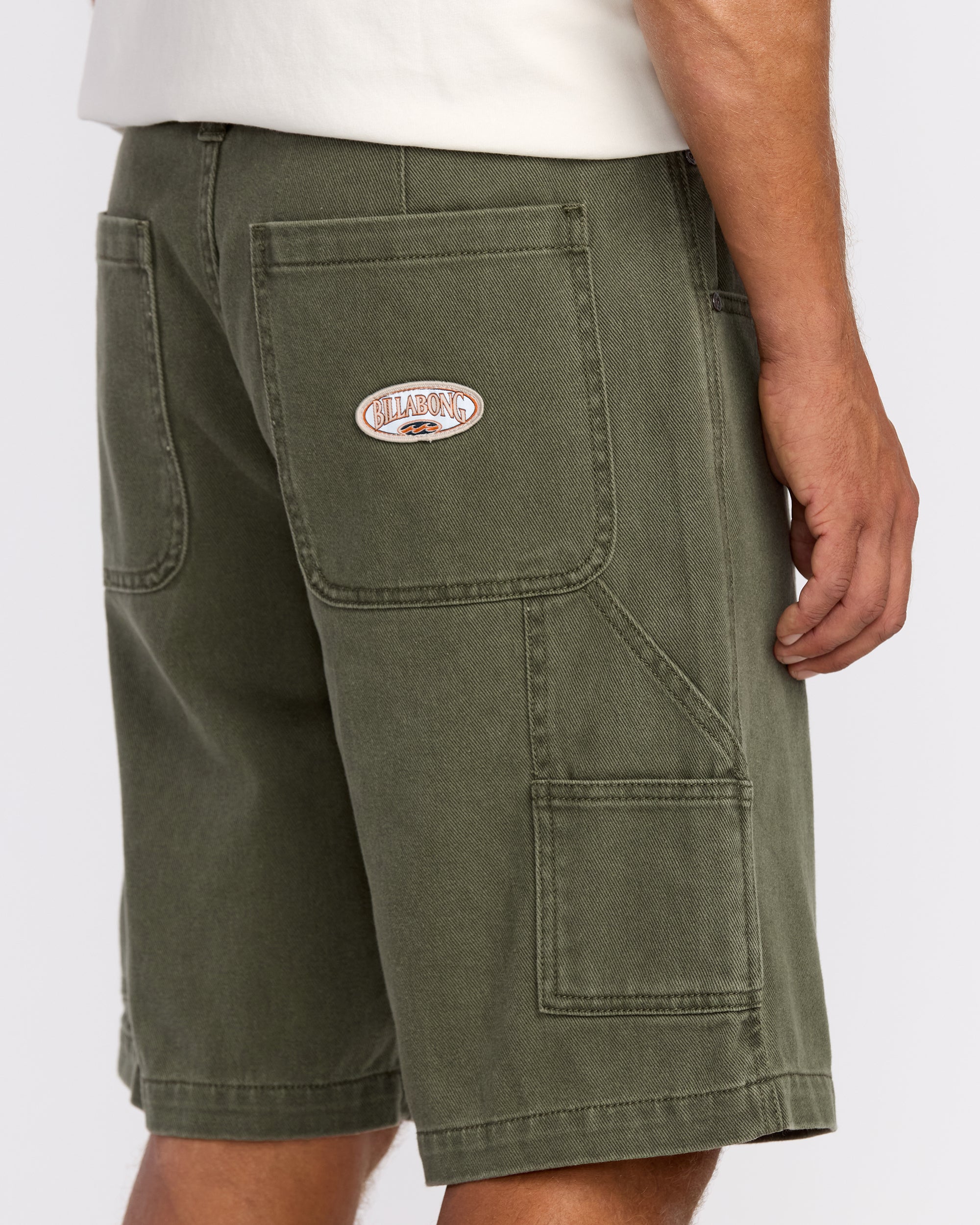 Bad Dog 21 Workwear Shorts - Dark Military - Image 5
