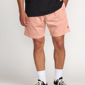 Larry Laybacks 19 Cord Shorts - Dusty Pink