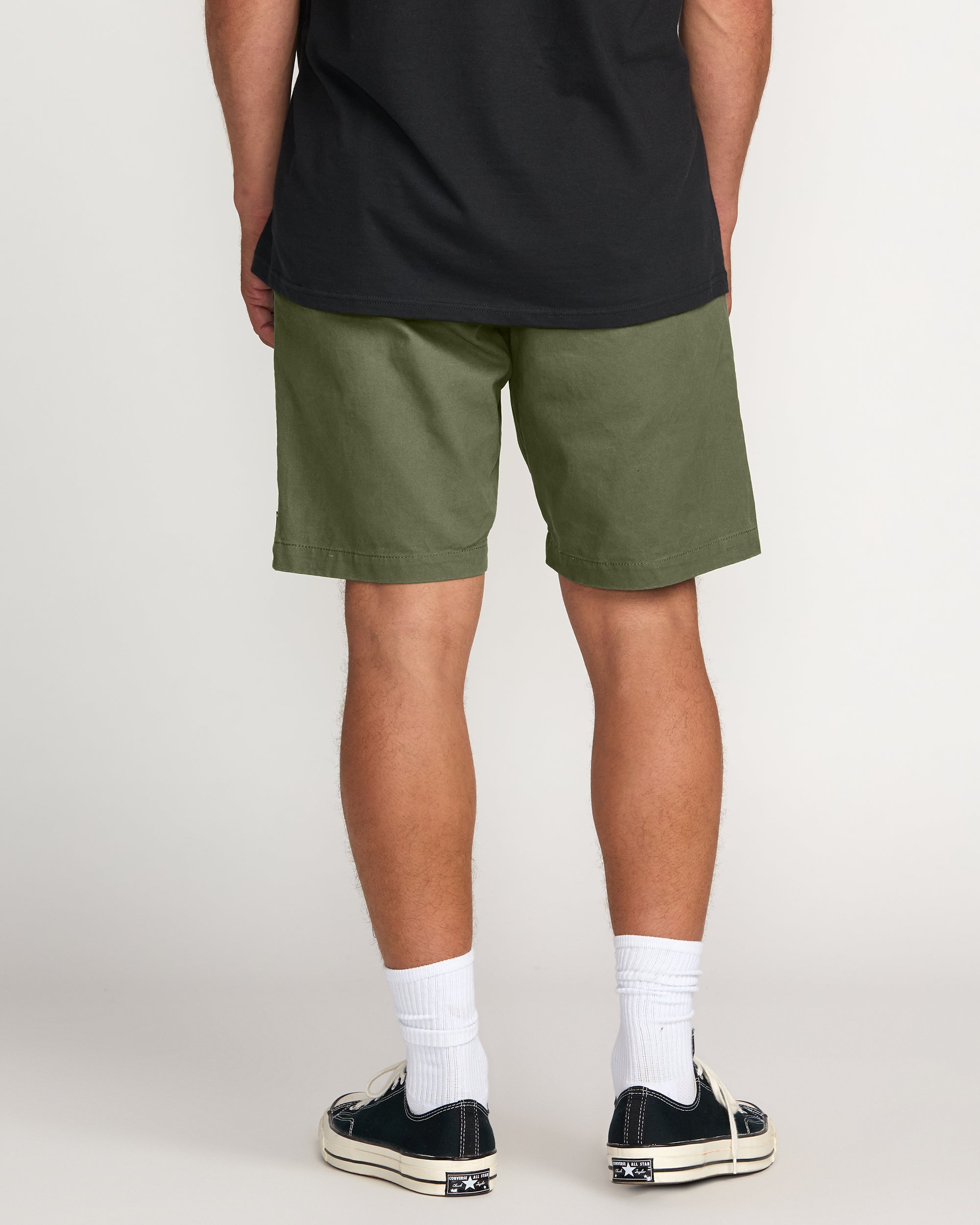 Larry Laybacks 19 Twill Shorts - Olive - Image 3
