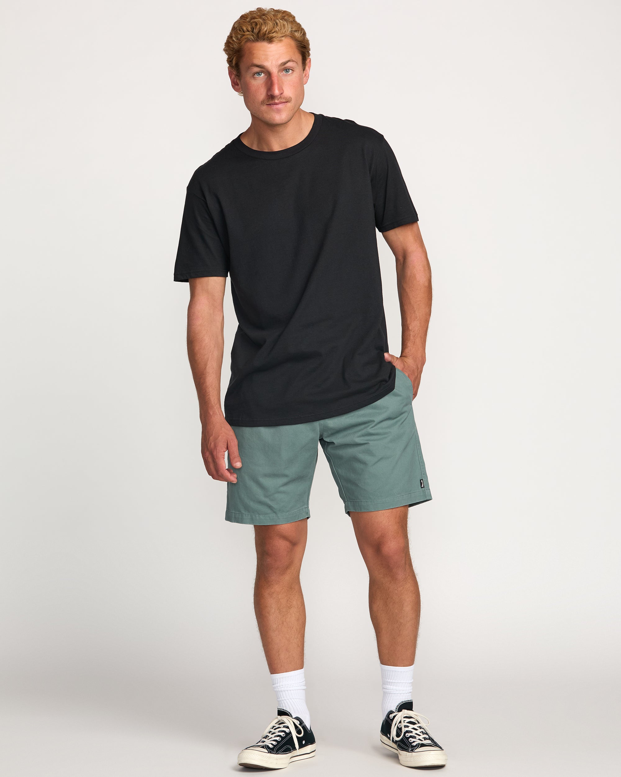Larry Laybacks 19 Twill Shorts - Pine - Image 5