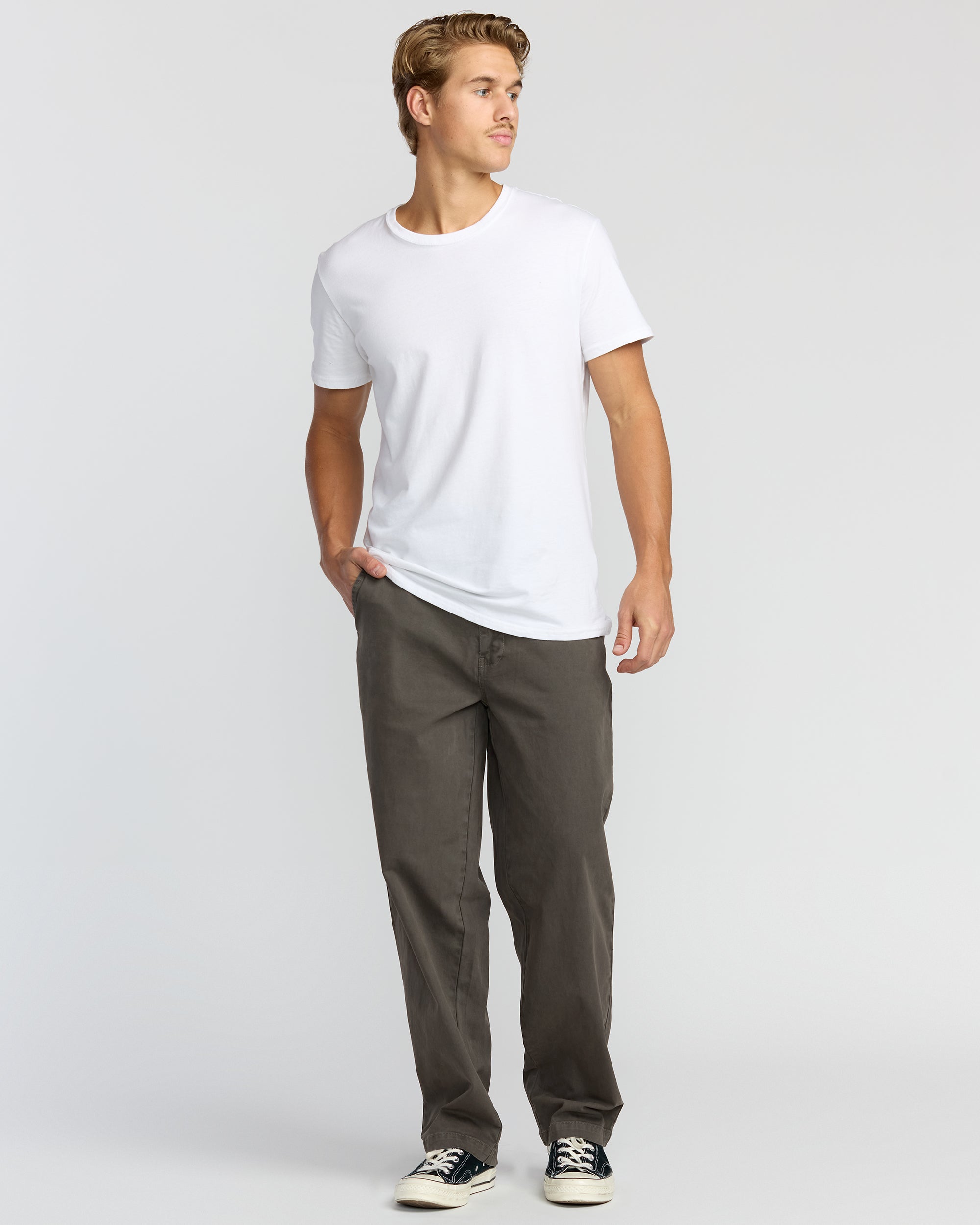 73 Wave Washed Chino Pants - Raven - Image 2