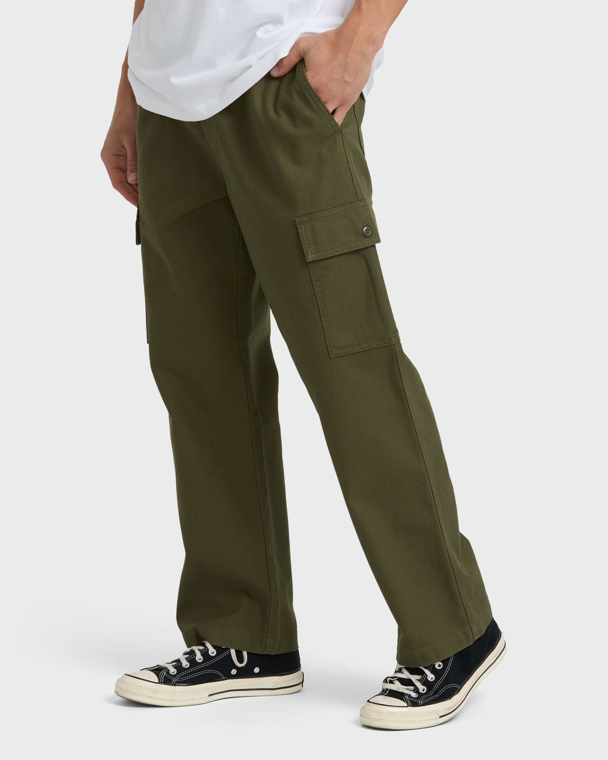 Mill Spec Garage Cargo Pants - Military - Image 3