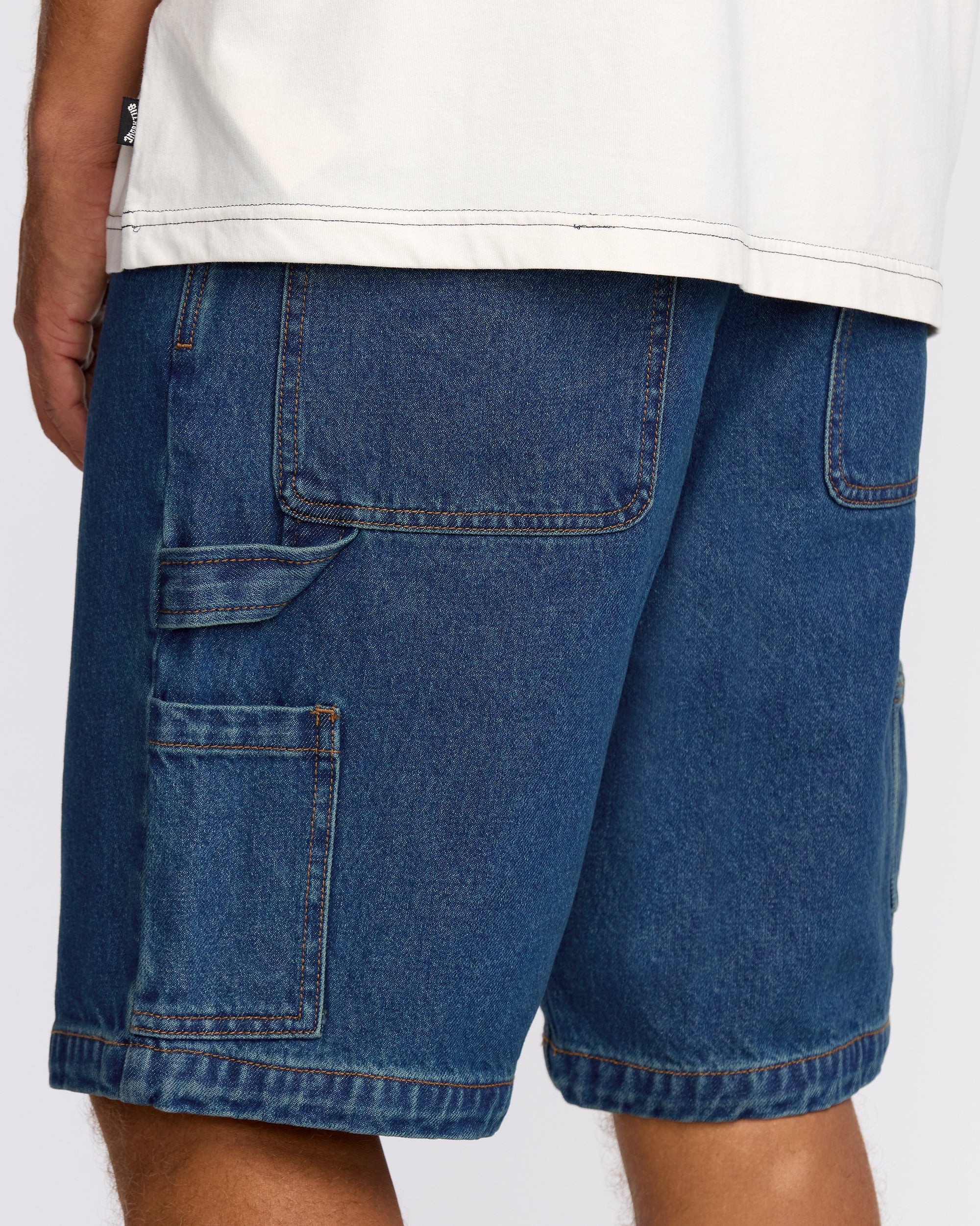 Bad Dog Workwear Shorts - Ocean Wash - Image 7